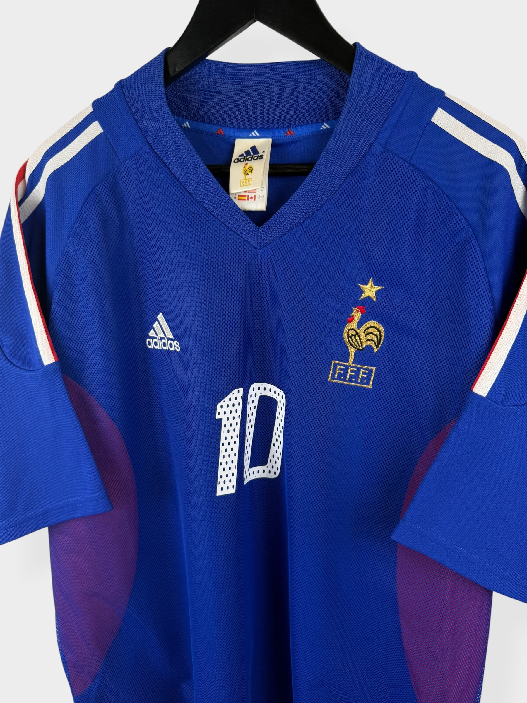 2002-04 FRANCE HOME SHIRT ZIDANE #10 XL - Image 4