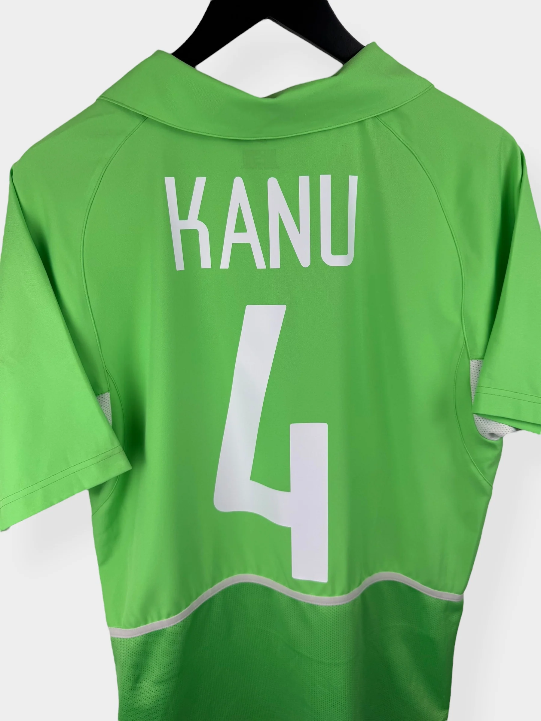 2002-04 NIGERIA HOME SHIRT KANU #4 S - Image 3