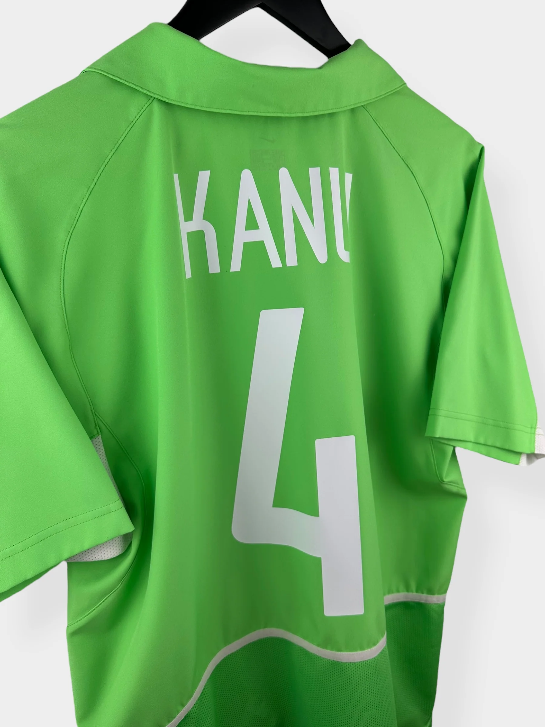2002-04 NIGERIA HOME SHIRT KANU #4 M - Image 3