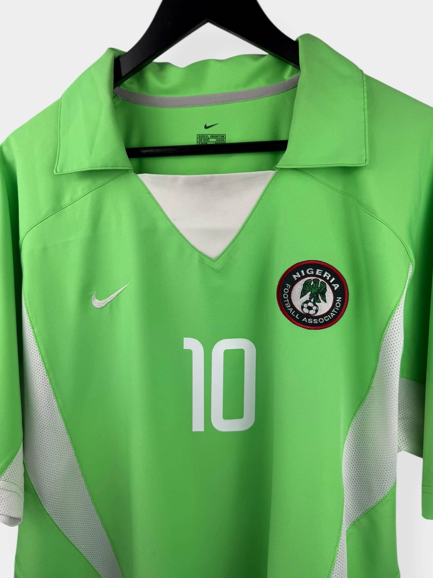 2002-04 NIGERIA HOME SHIRT OKOCHA #10 XL - Image 4