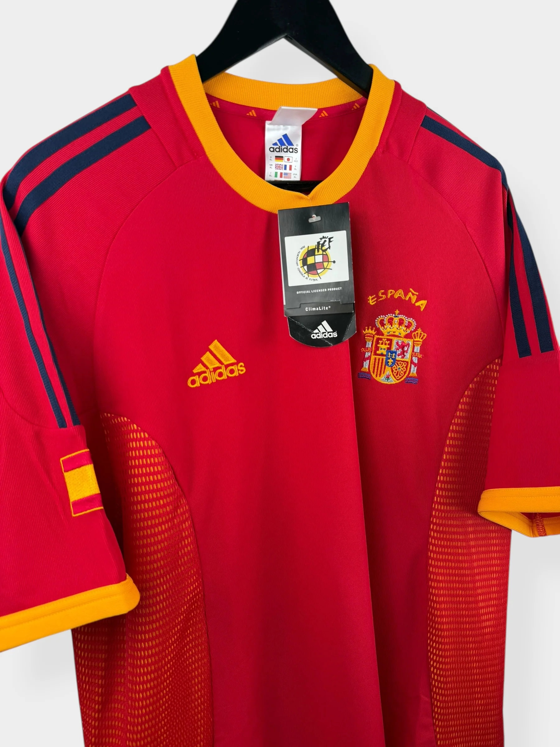2002-04 SPAIN HOME SHIRT XL - Image 3