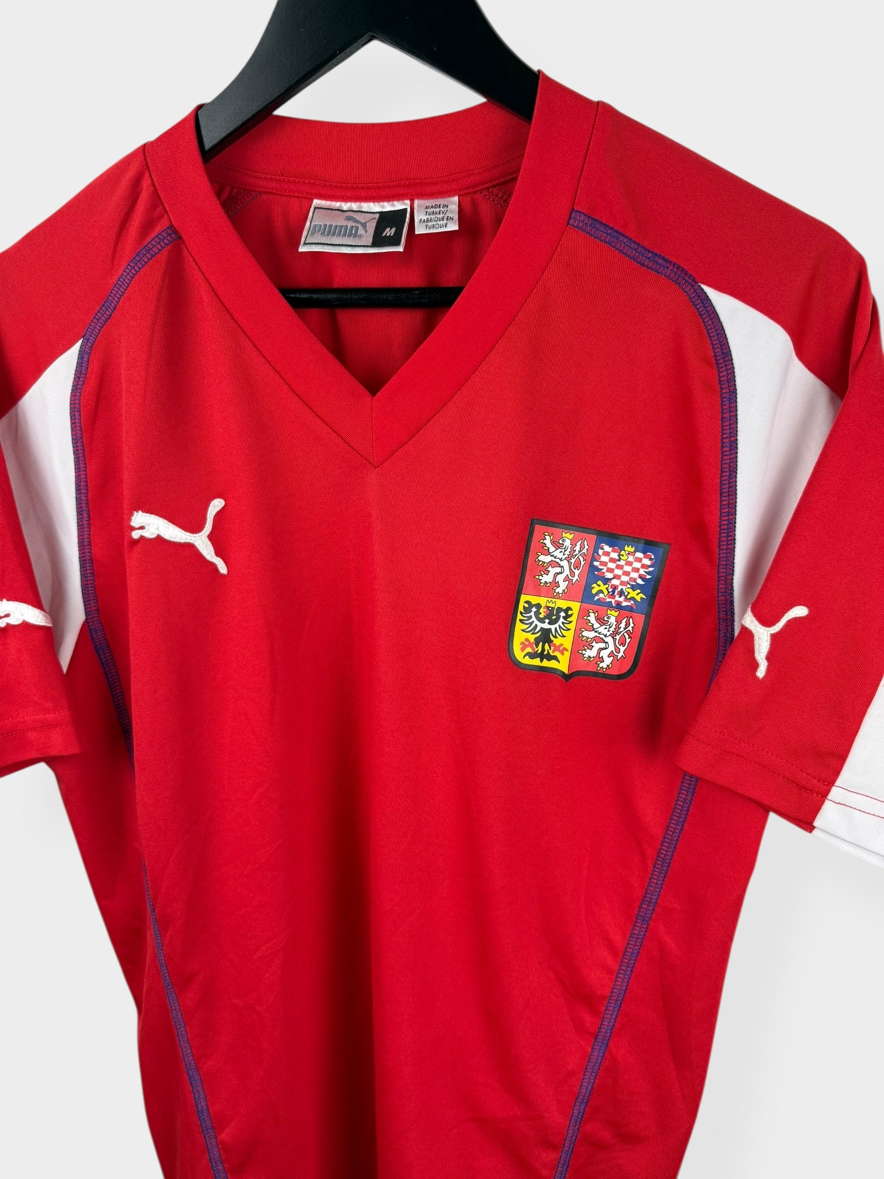 2003-04 CZECH REPUBLIC HOME SHIRT M - Image 4