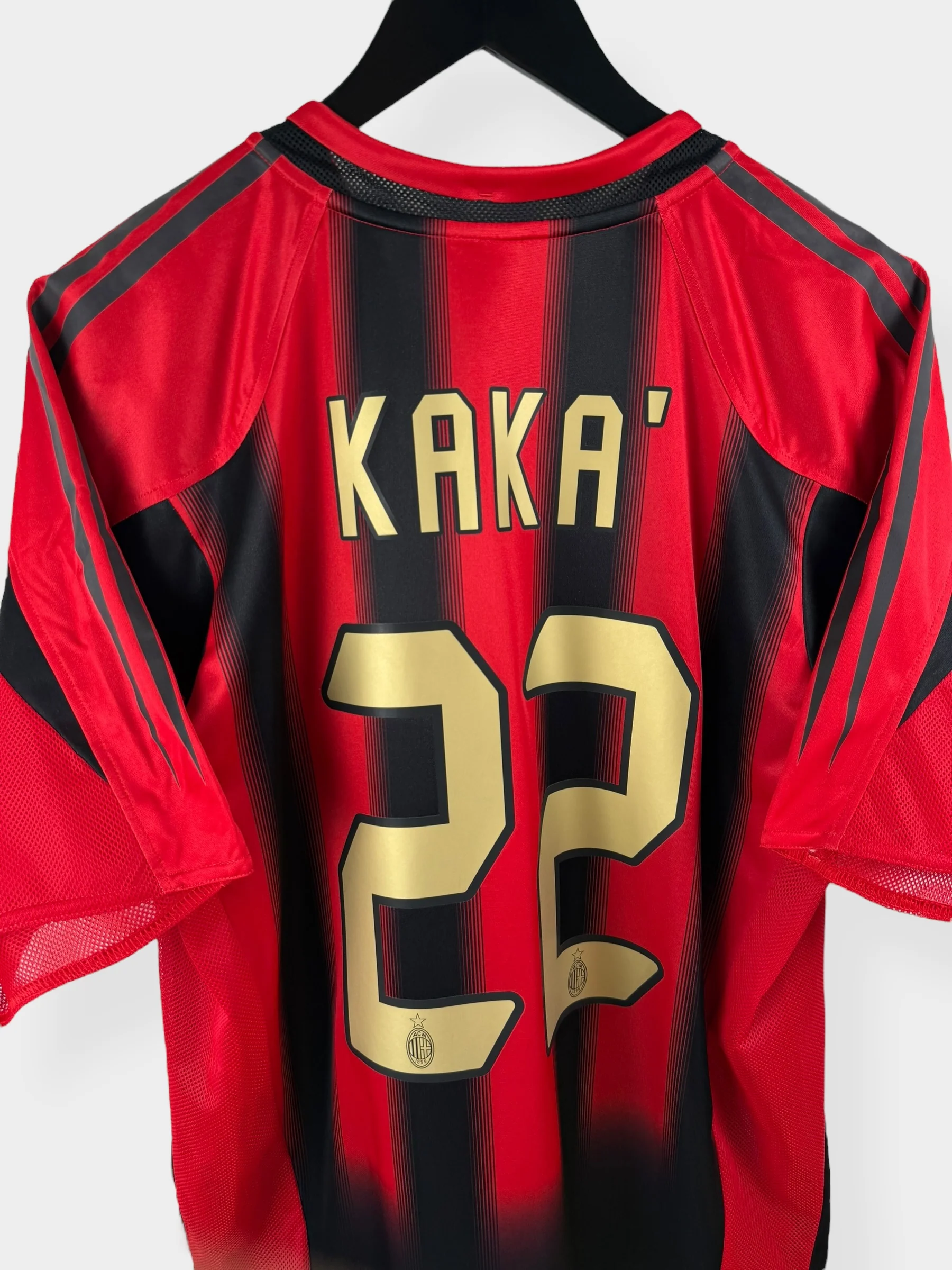 2004-05 AC MILAN HOME SHIRT KAKA #22 M - Image 3