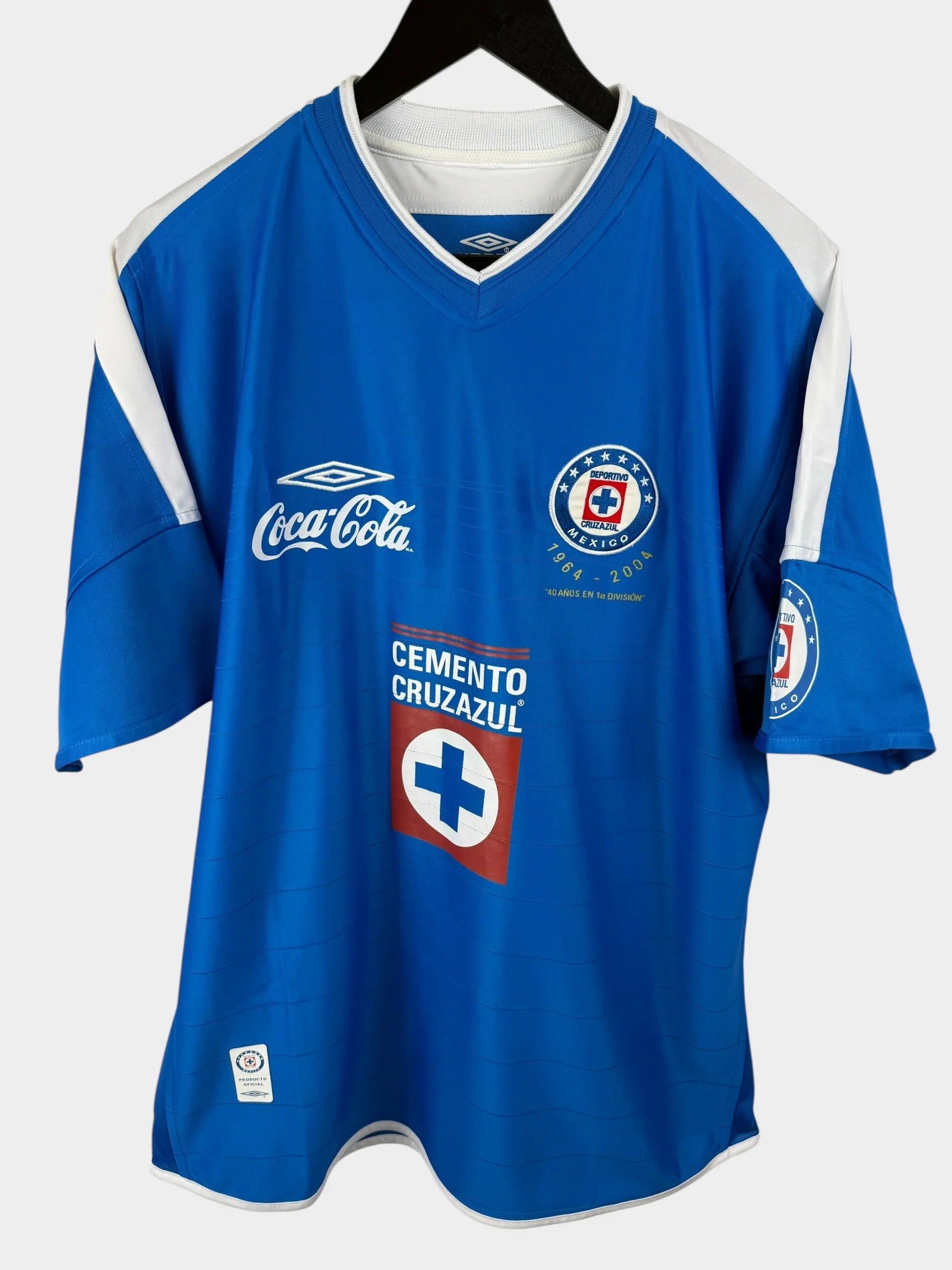 2004-05 CRUZ AZUL HOME SHIRT L