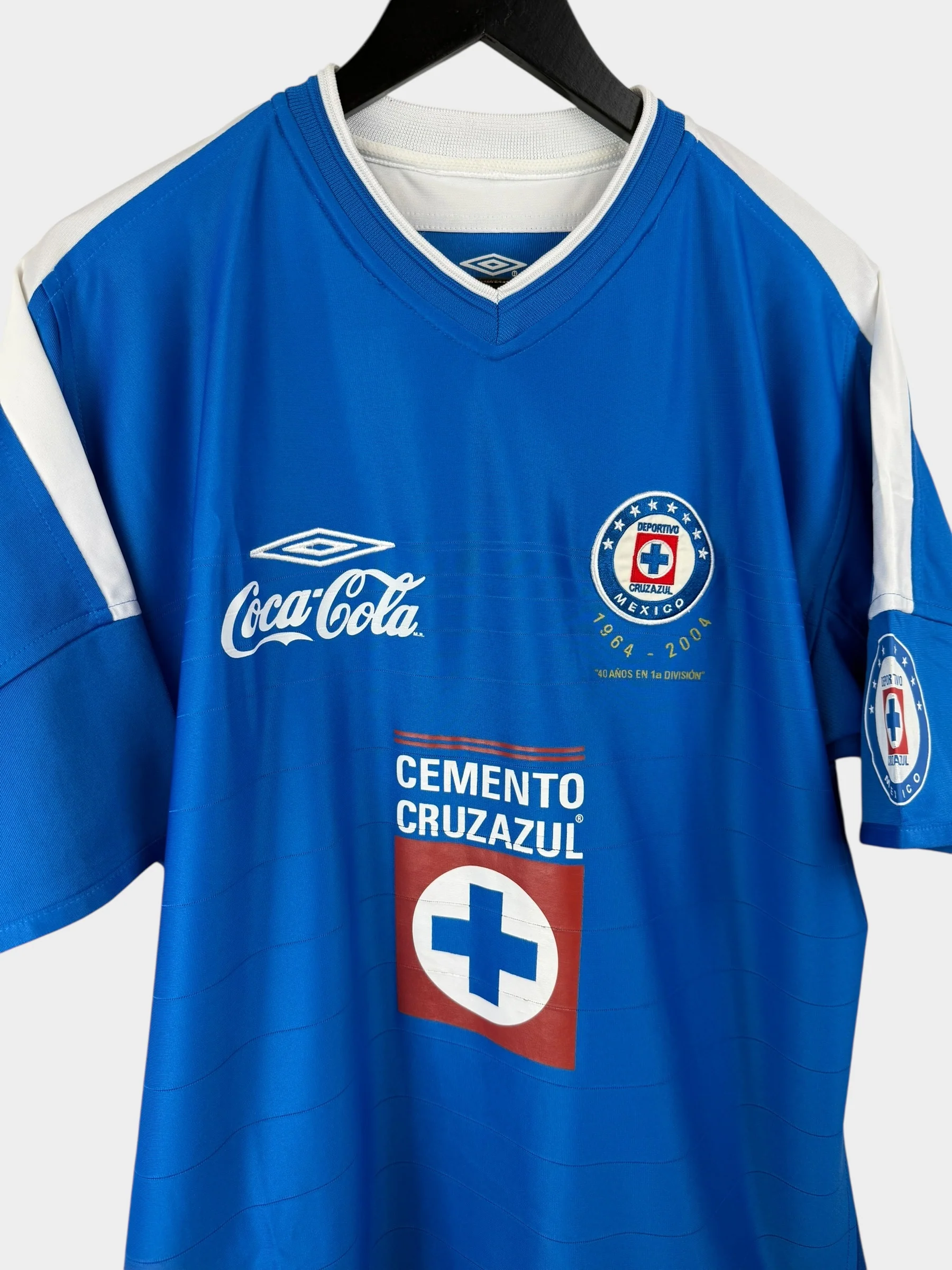 2004-05 CRUZ AZUL HOME SHIRT L - Image 3