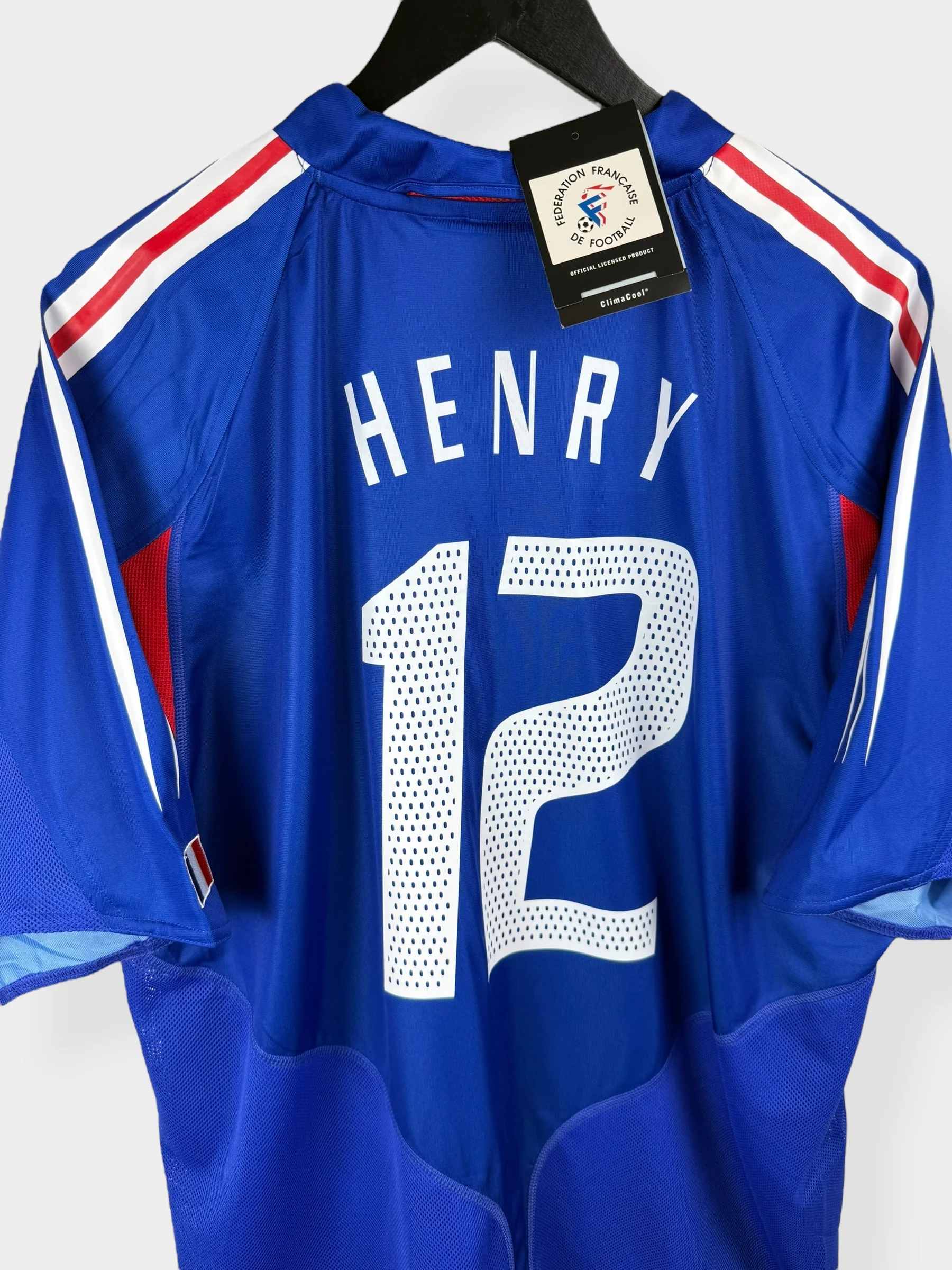 2004-06 FRANCE HOME SHIRT HENRY #12 XL - Image 3