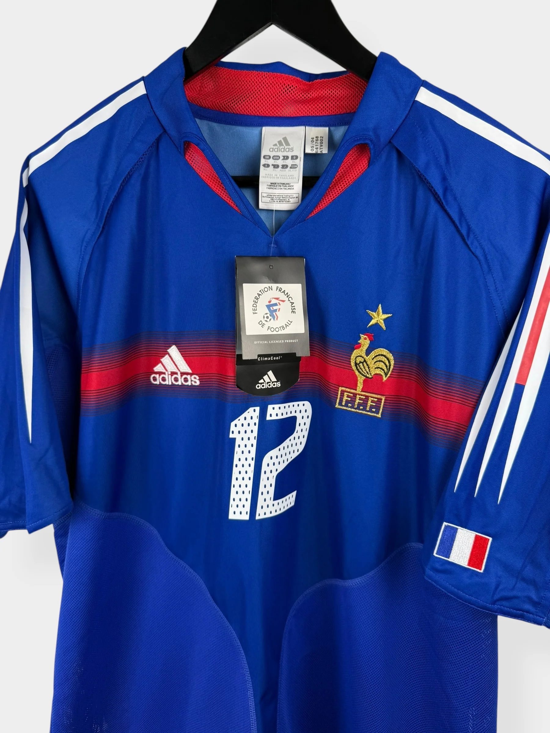 2004-06 FRANCE HOME SHIRT HENRY #12 XL - Image 4