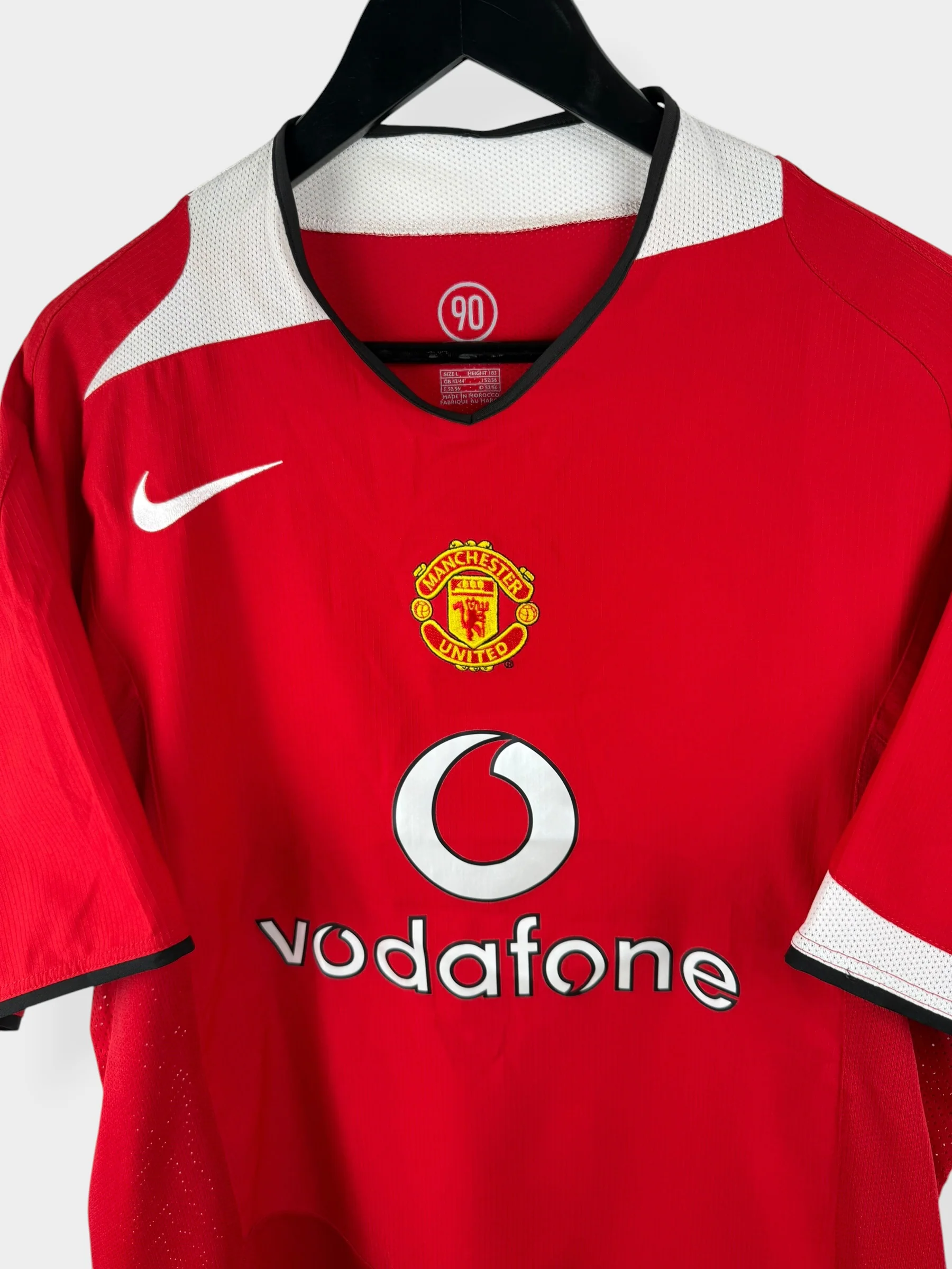2004-06 MANCHESTER UNITED HOME SHIRT RONALDO #7 L - Image 4