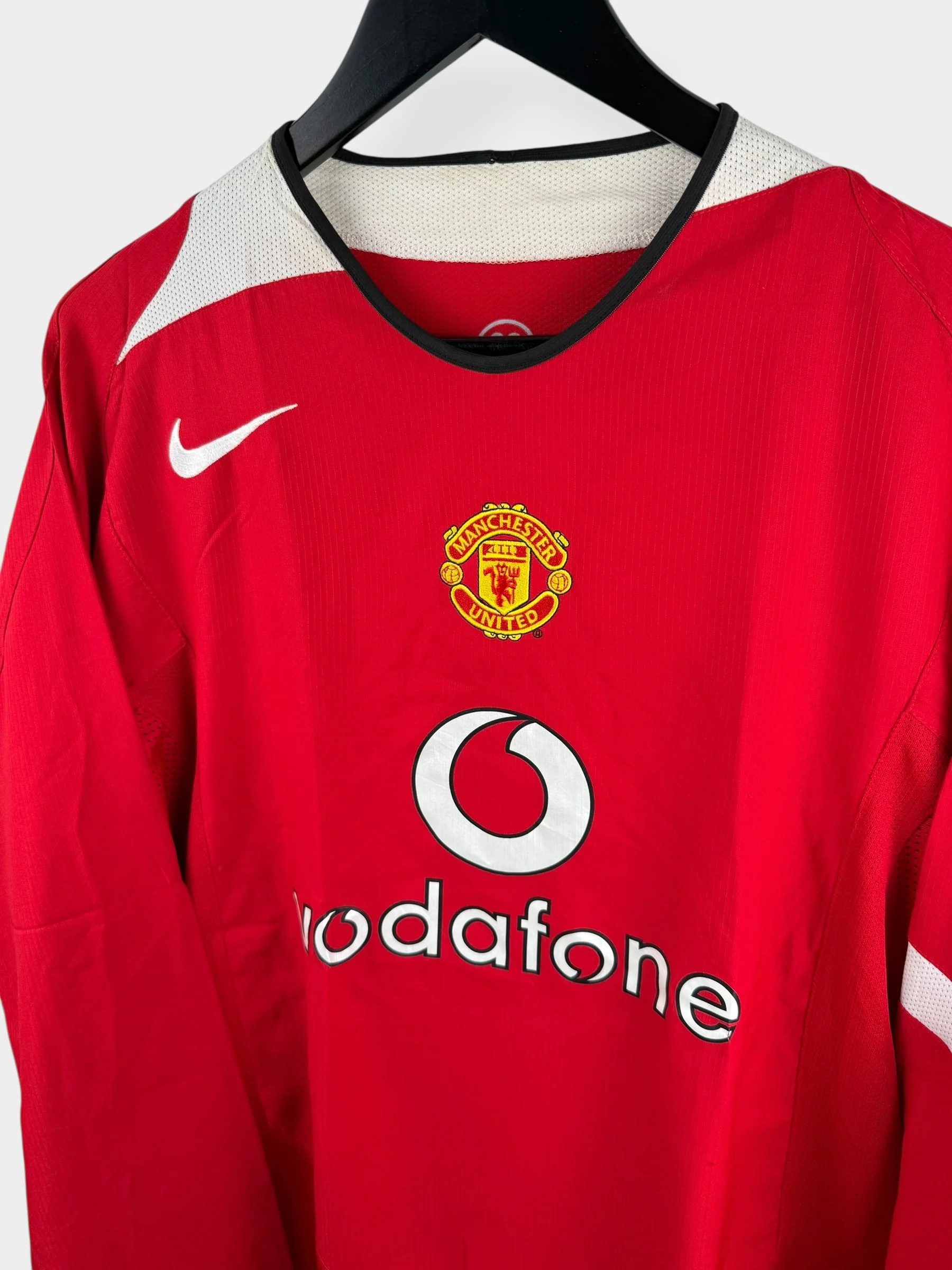 2004-06 MANCHESTER UNITED HOME SHIRT LS RONALDO #7 L - Image 4