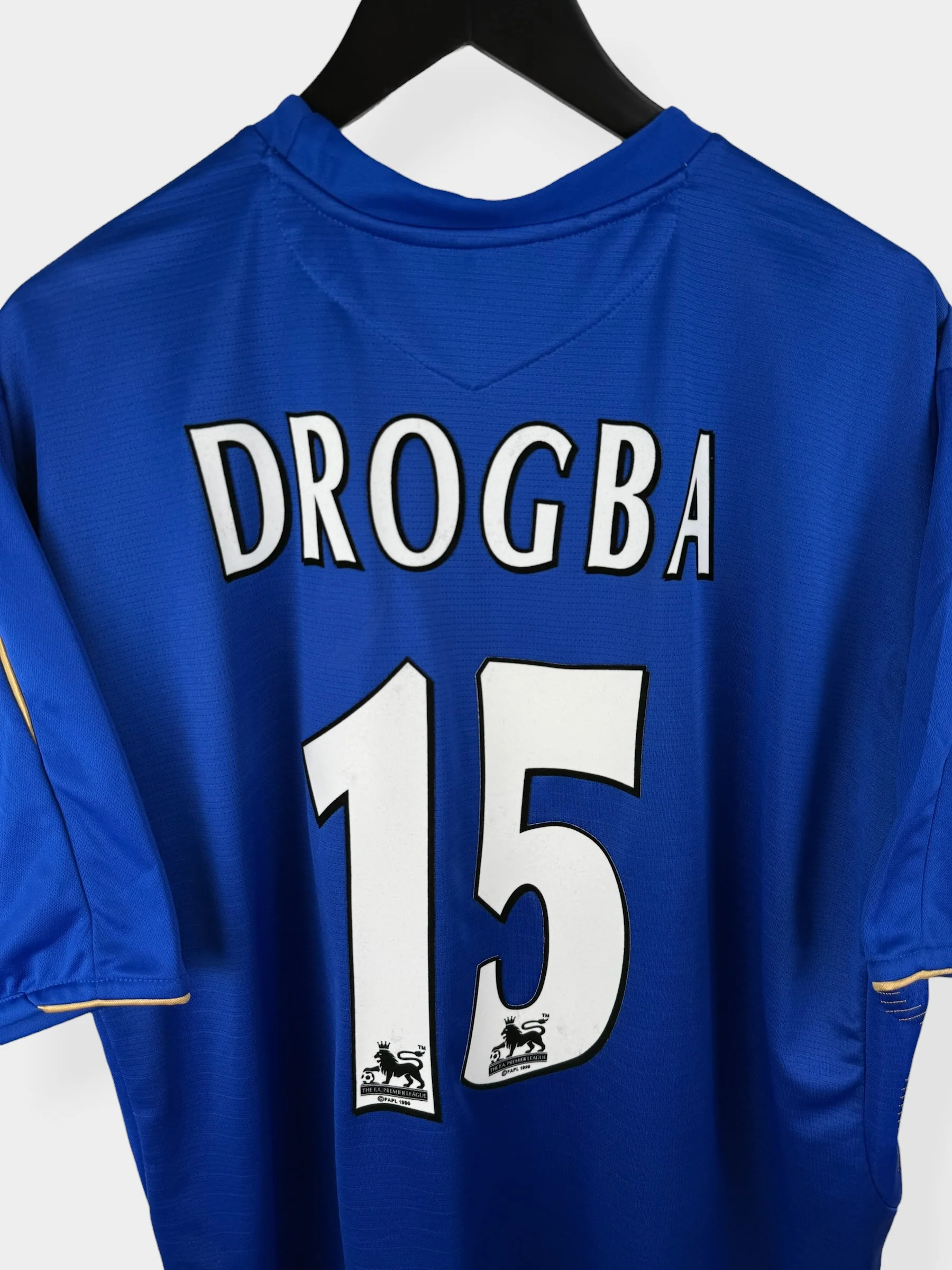 2005-06 CHELSEA HOME SHIRT DROGBA #15 XXL - Image 3