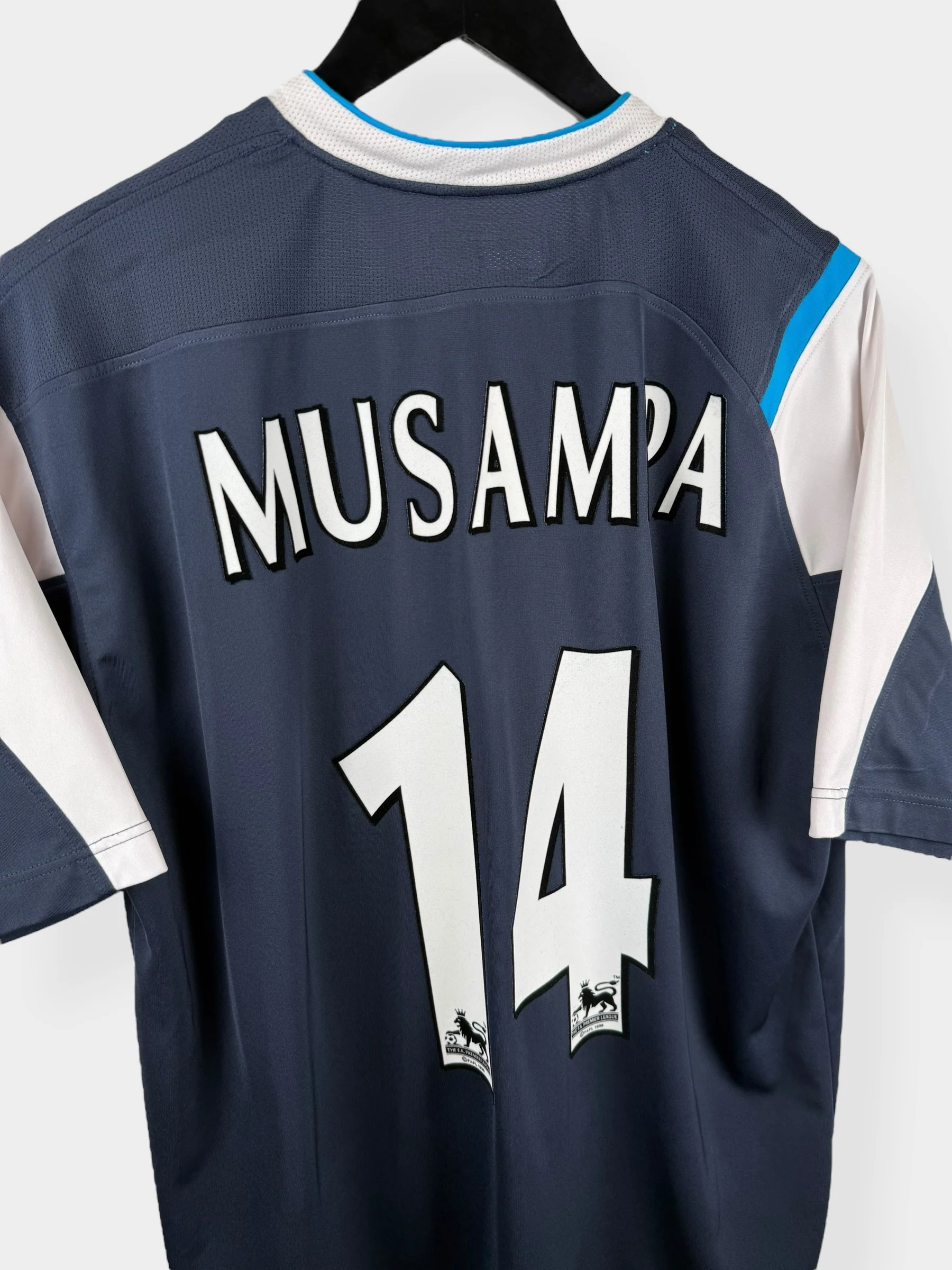 2005-06 MANCHESTER CITY AWAY SHIRT MUSAMPA #14 XL - Image 3