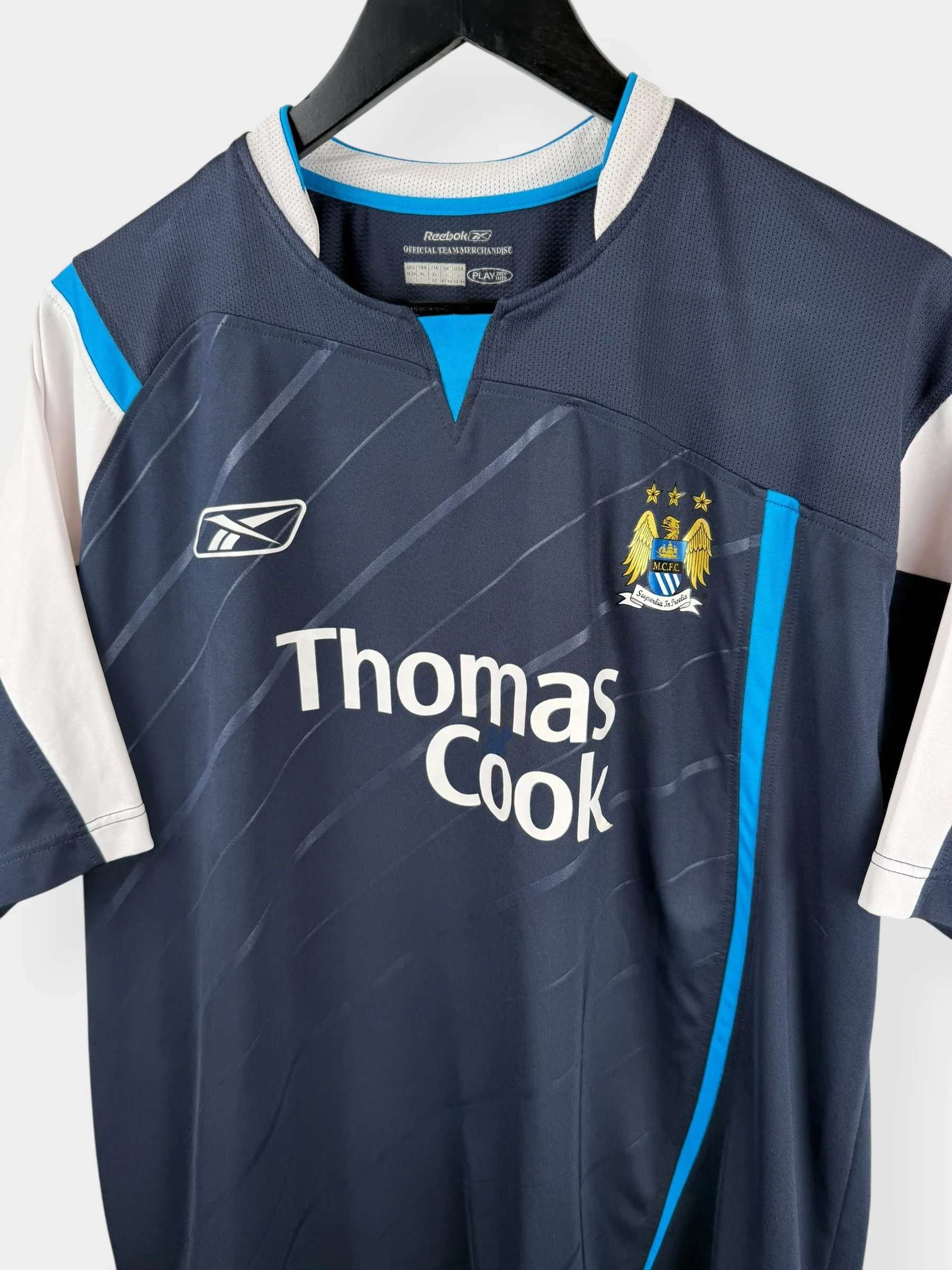 2005-06 MANCHESTER CITY AWAY SHIRT MUSAMPA #14 XL - Image 4