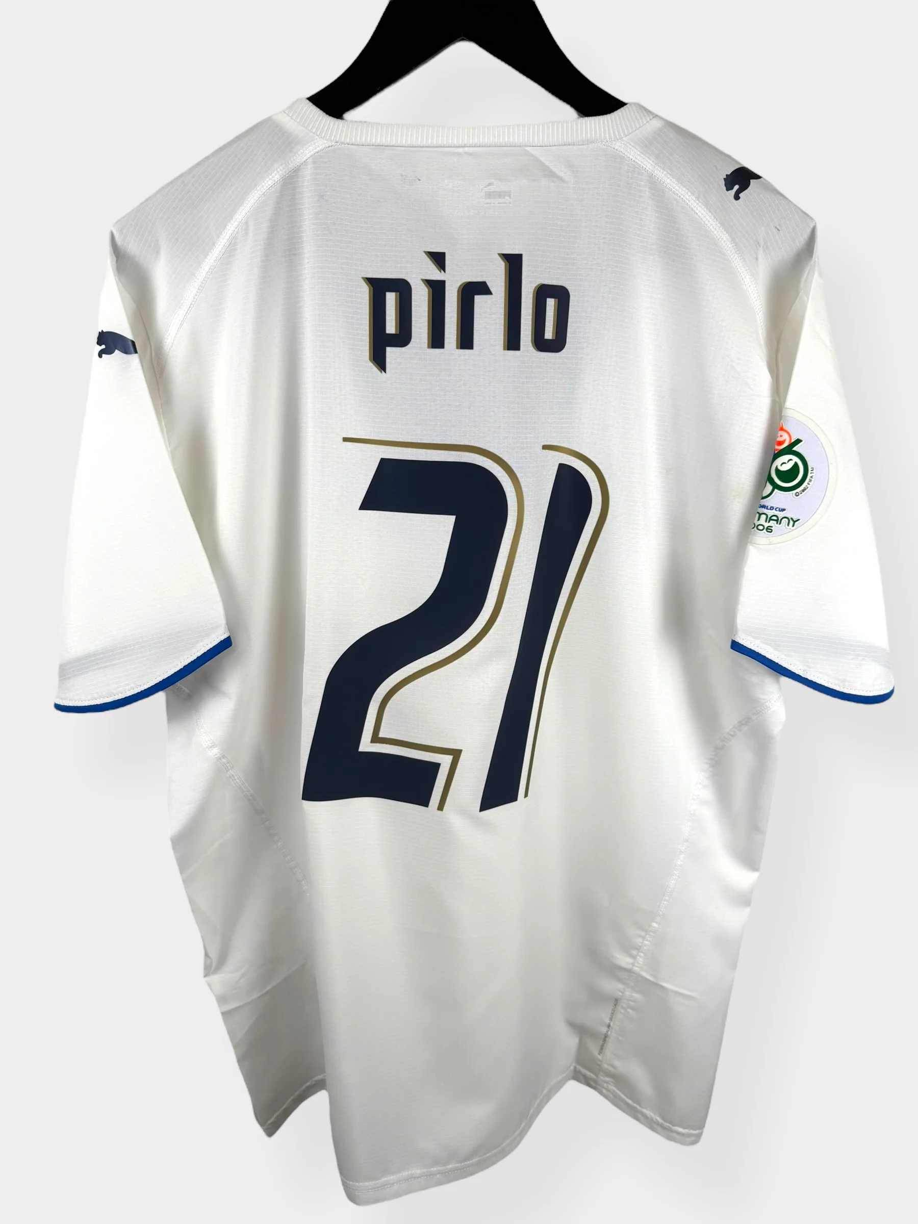2006-07 ITALY AWAY SHIRT PIRLO #21 L