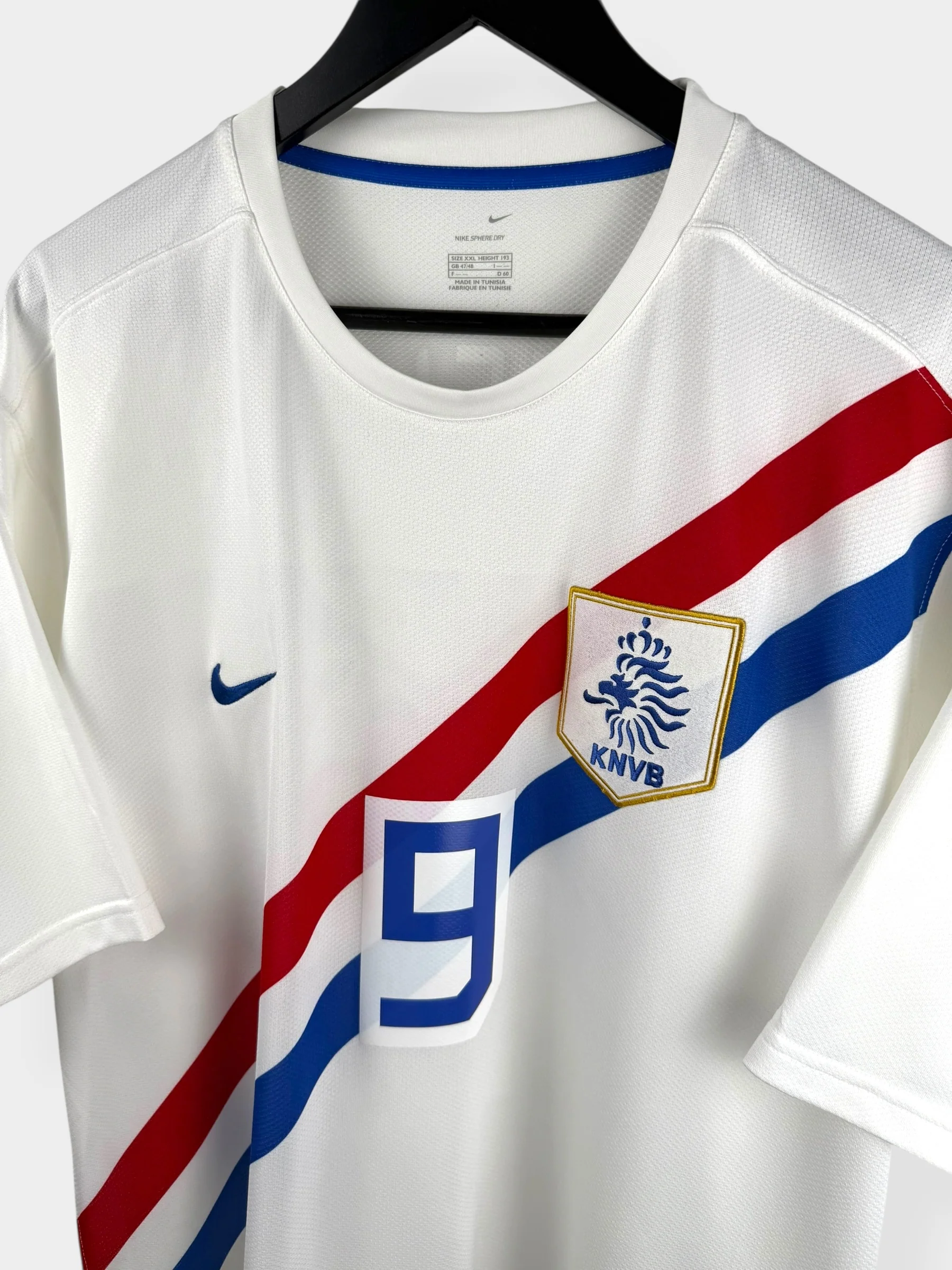 2006-08 NETHERLANDS AWAY SHIRT V.NISTELROOY #9 XXL - Image 4