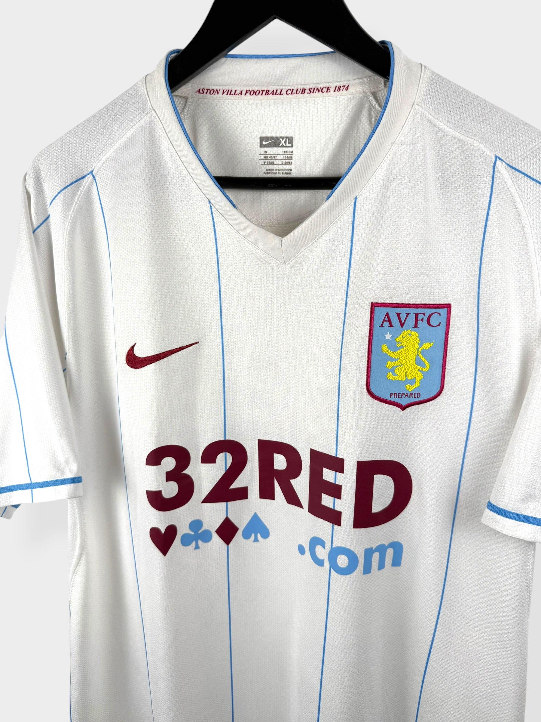 2007-08 ASTON VILLA AWAY SHIRT PLAYER ISSUE XL - Image 4