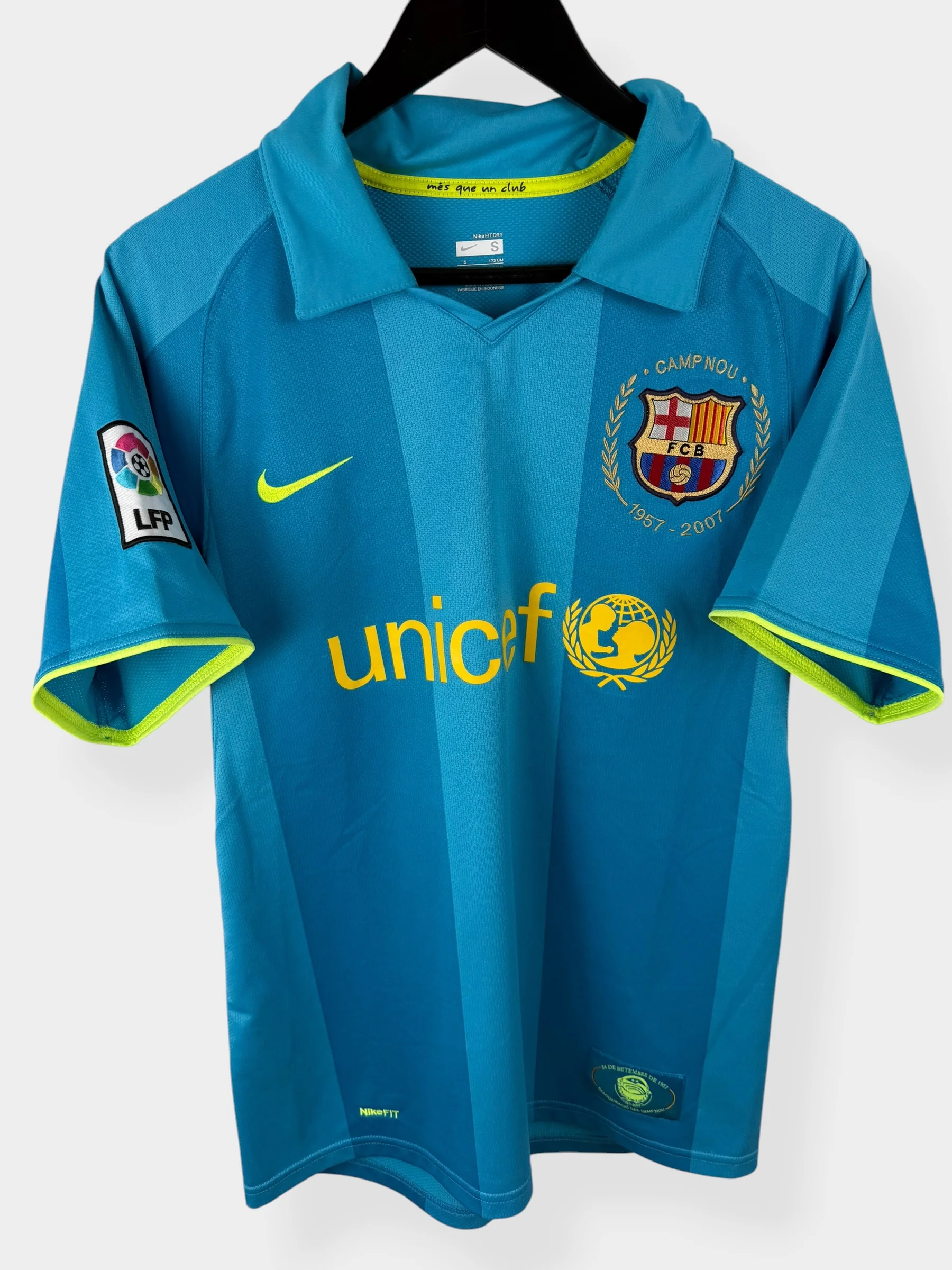2007-08 BARCELONA AWAY SHIRT MESSI #19 S - Image 2