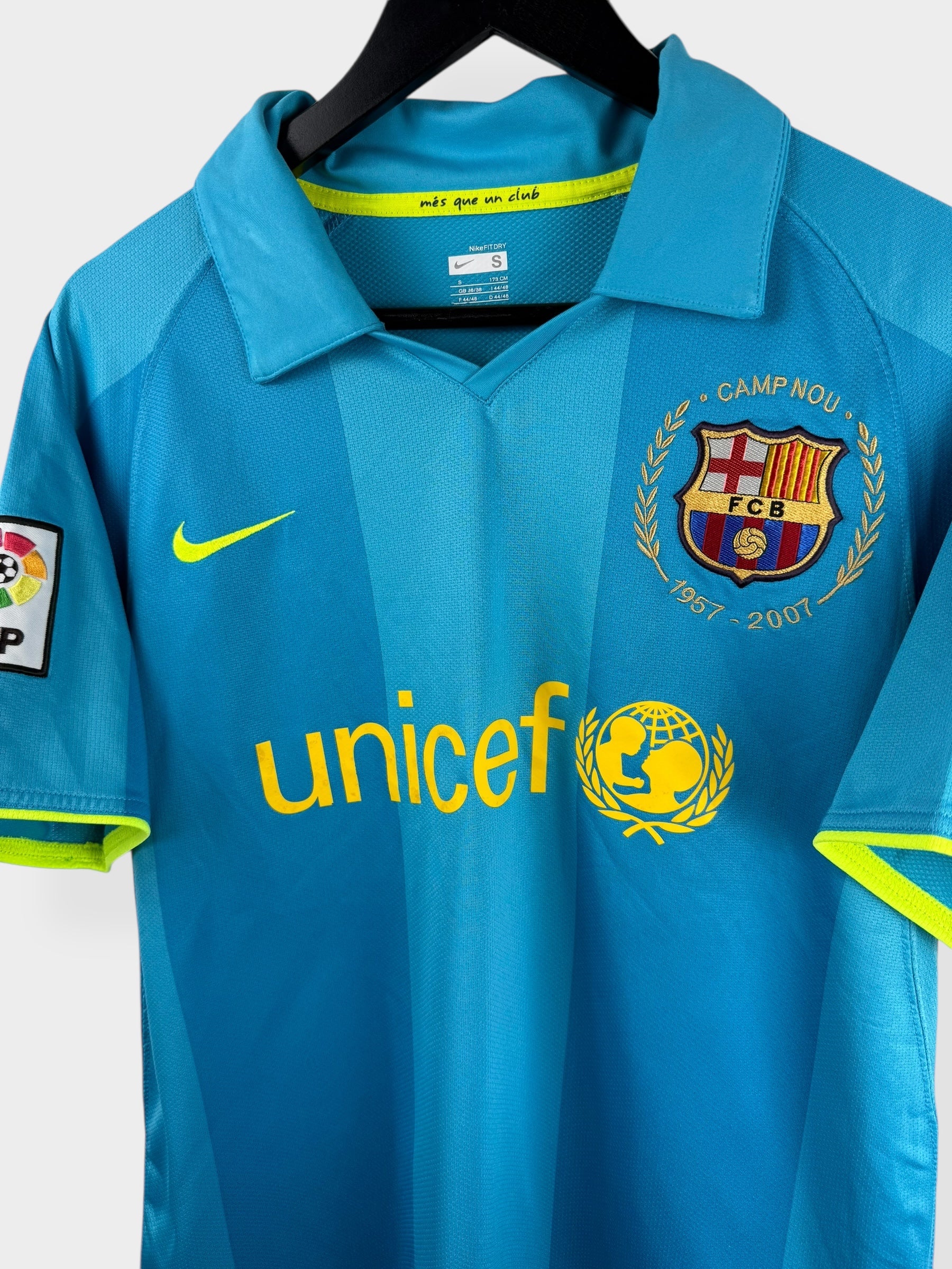 2007-08 BARCELONA AWAY SHIRT MESSI #19 S - Image 4