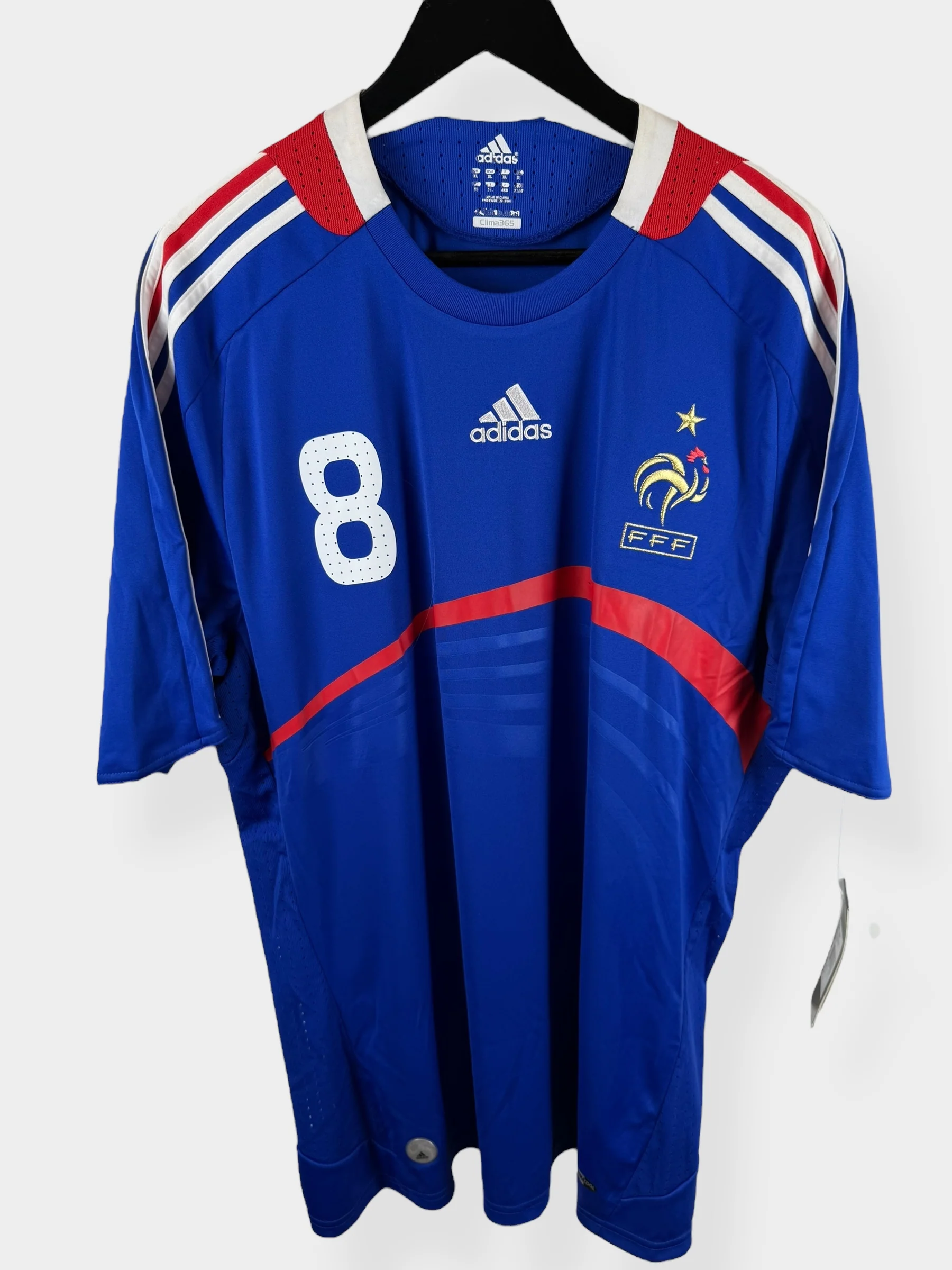 2007-08 FRANCE HOME SHIRT ANELKA #8 XL - Image 2