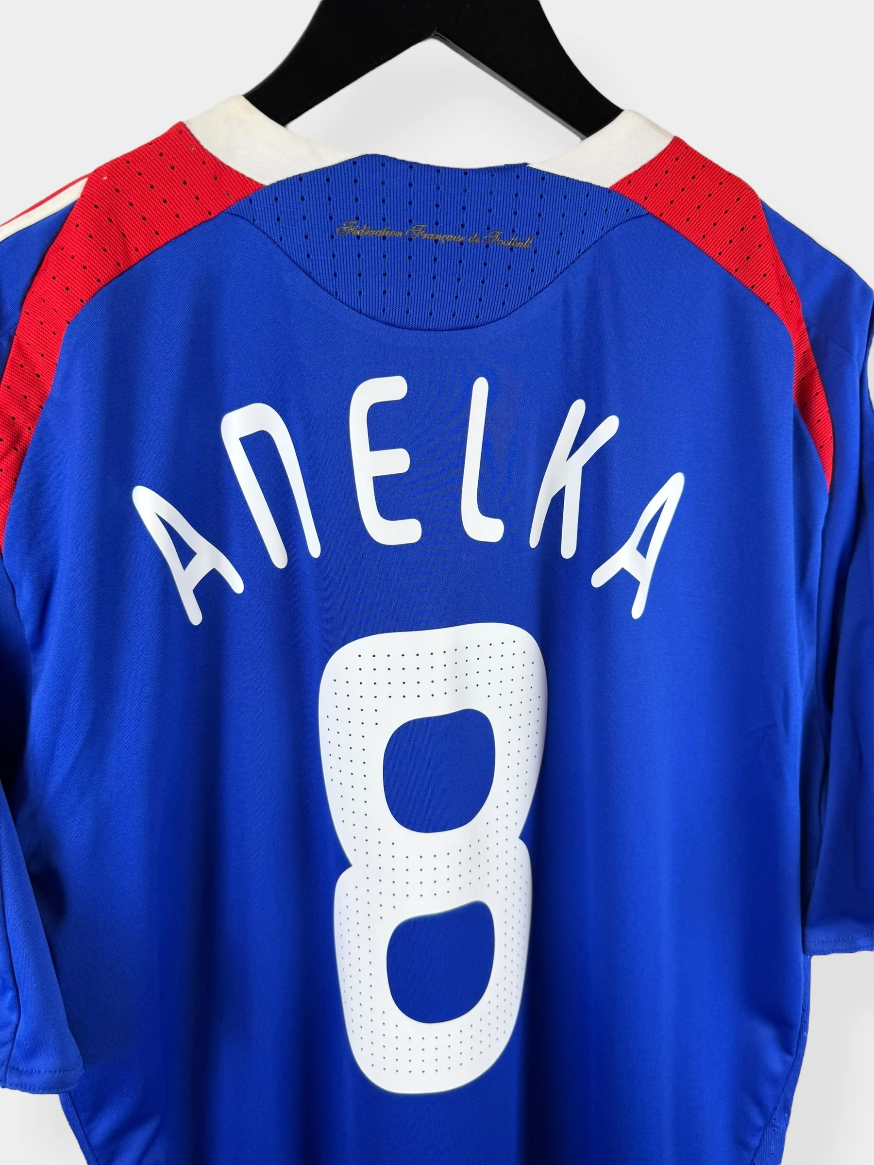 2007-08 FRANCE HOME SHIRT ANELKA #8 XL - Image 3