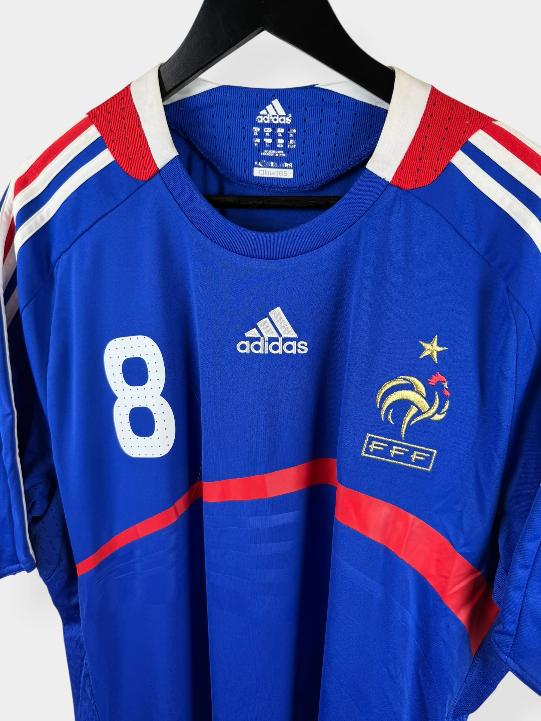 2007-08 FRANCE HOME SHIRT ANELKA #8 XL - Image 4