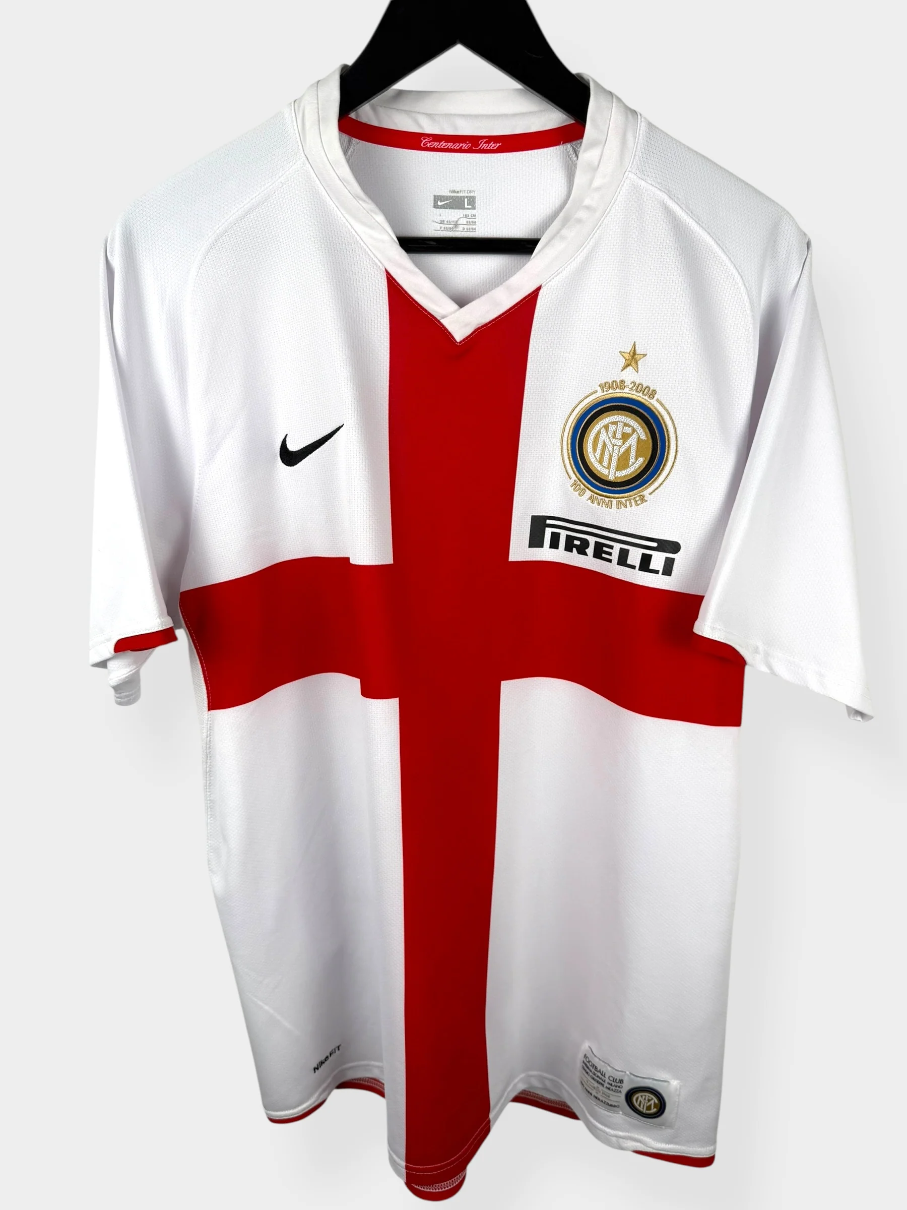 2007-08 INTER MILAN AWAY SHIRT ADRIANO #10 L - Image 2