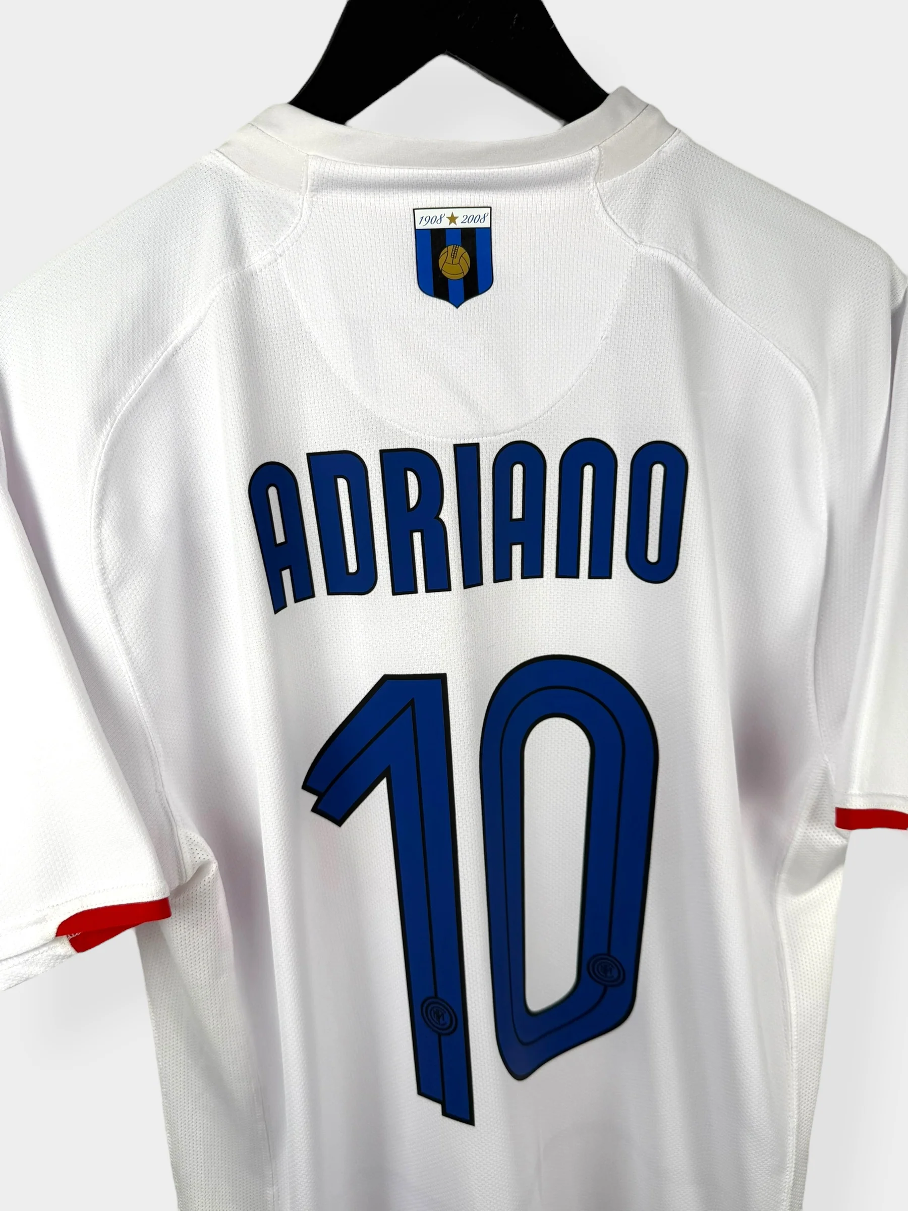 2007-08 INTER MILAN AWAY SHIRT ADRIANO #10 L - Image 3