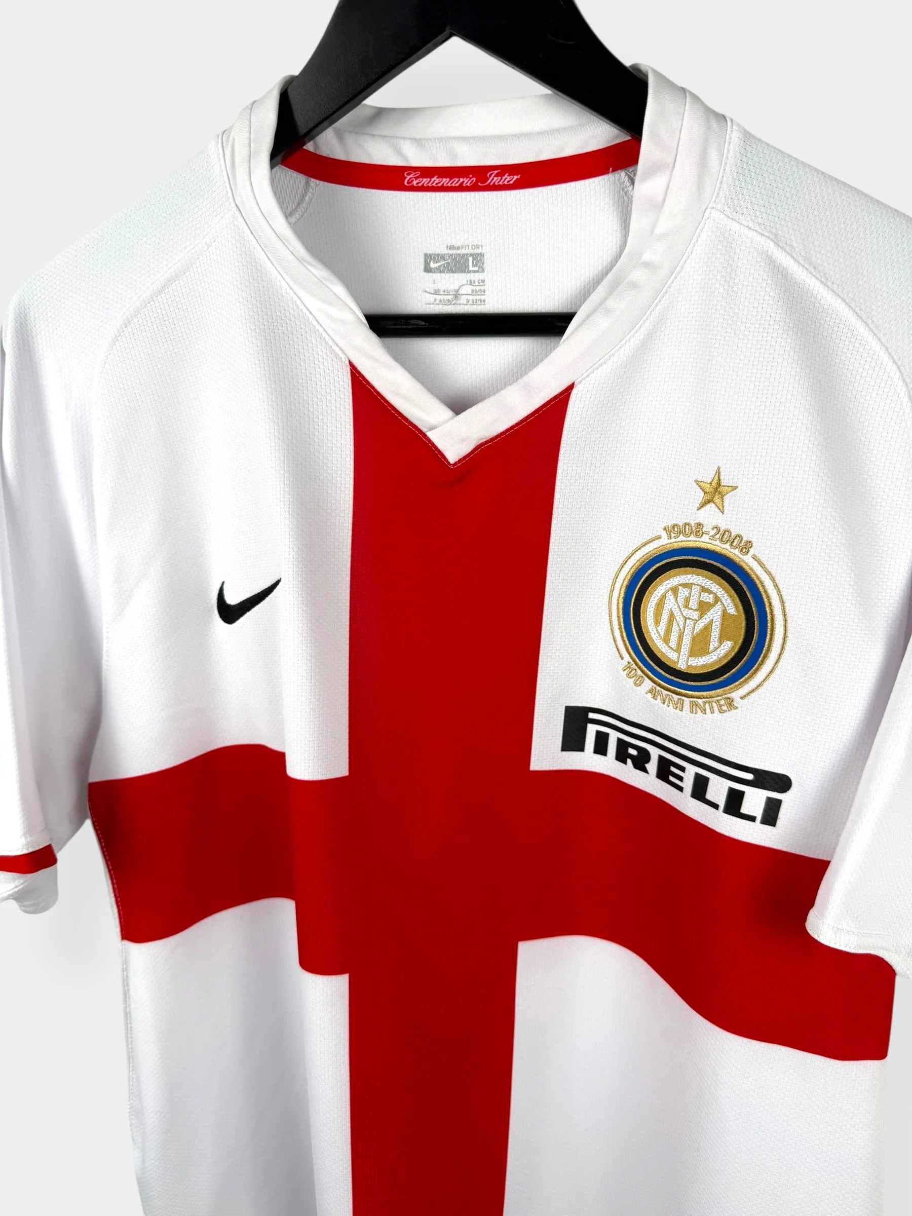2007-08 INTER MILAN AWAY SHIRT ADRIANO #10 L - Image 4
