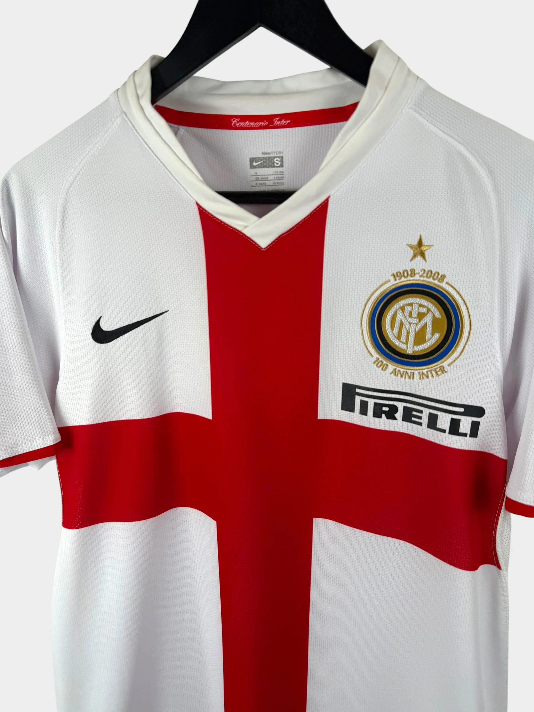 2007-08 INTER MILAN AWAY SHIRT FIGO #7 S - Image 4