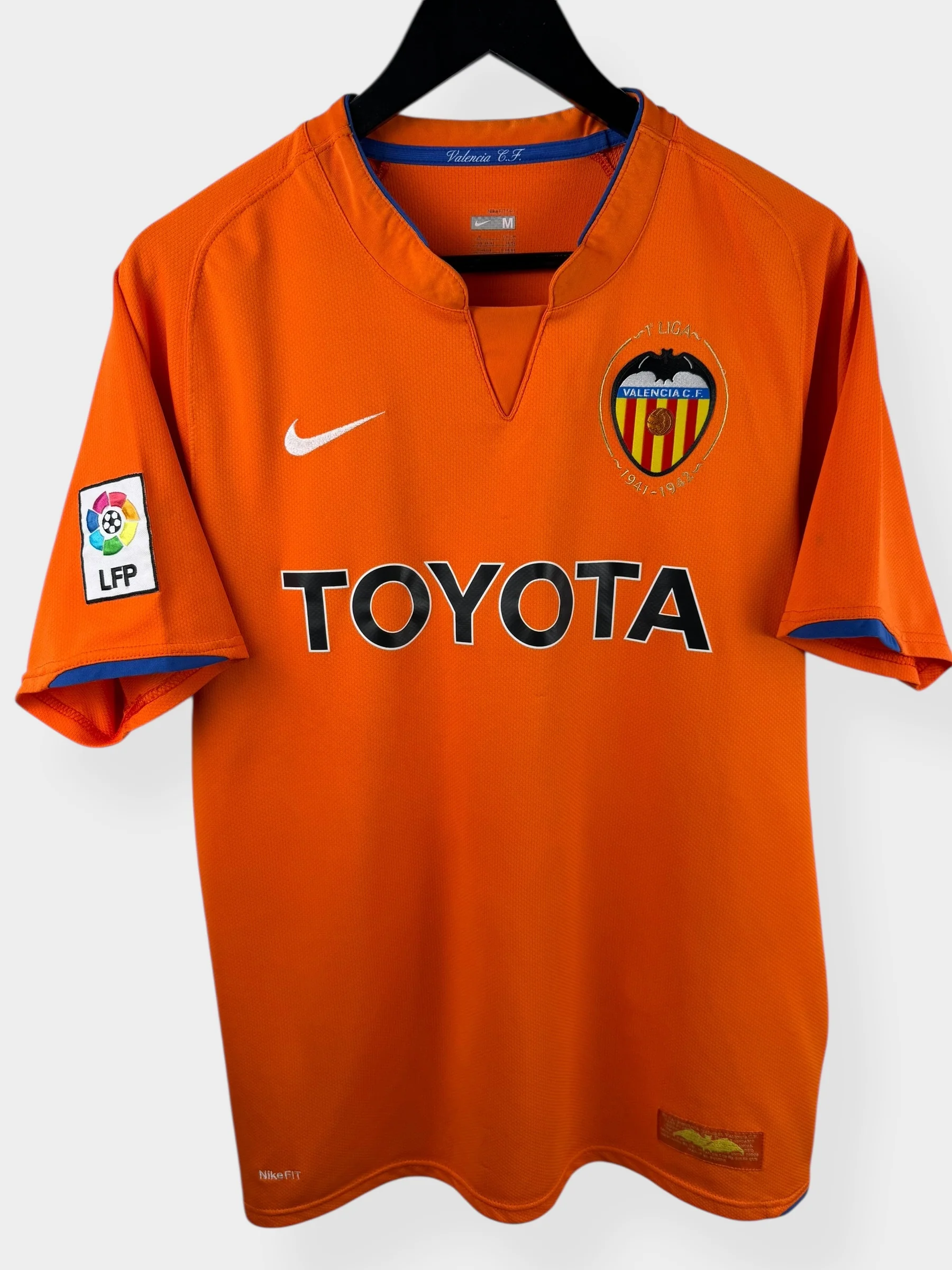 2007-08 VALENCIA AWAY SHIRT DAVID VILLA #7 M - Image 2