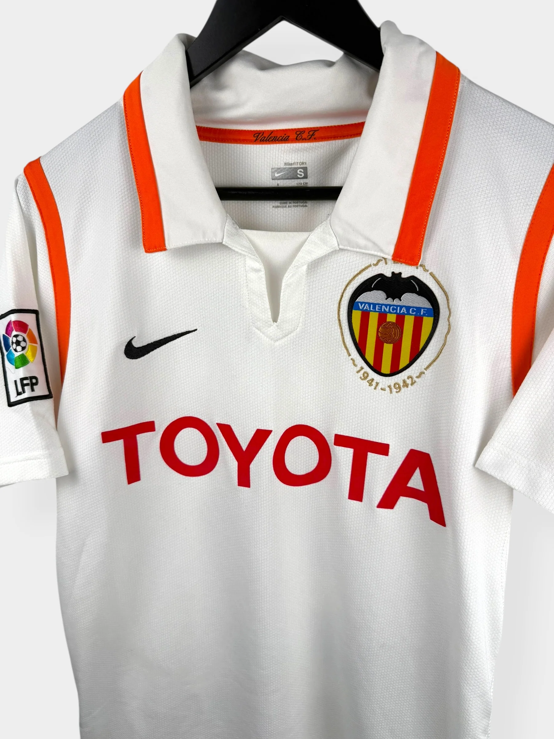 2007-08 VALENCIA HOME SHIRT SILVA #21 S - Image 4