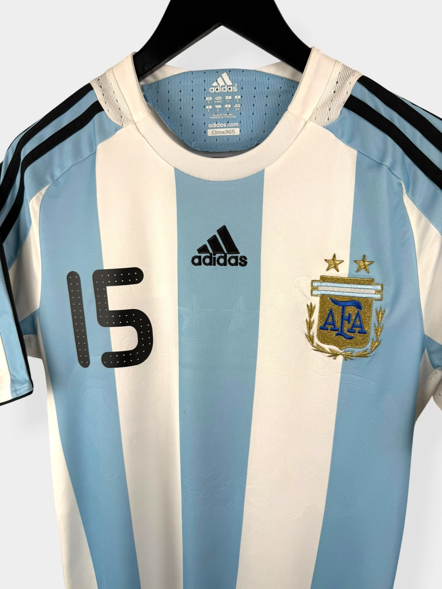 2007-09 ARGENTINA HOME SHIRT MESSI #15 S - Image 4