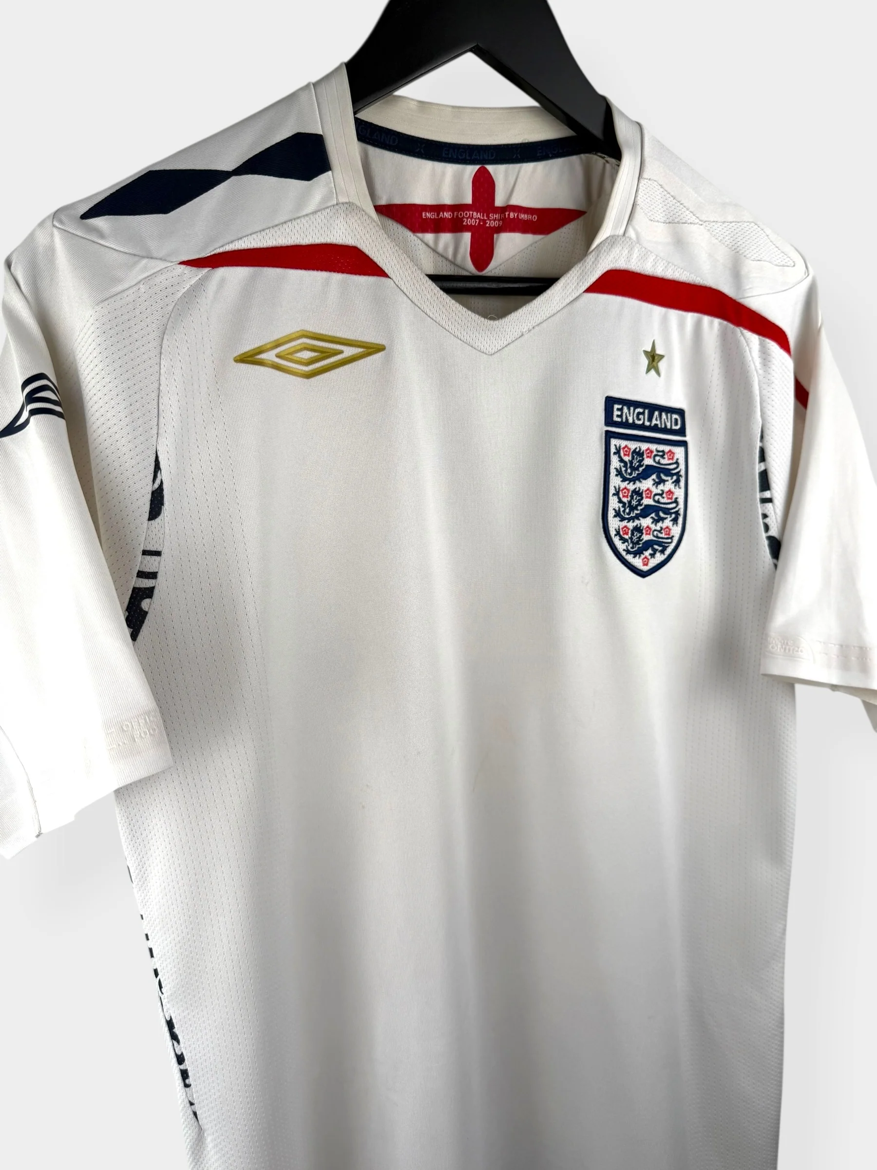 2007-09 ENGLAND HOME SHIRT S - Image 3