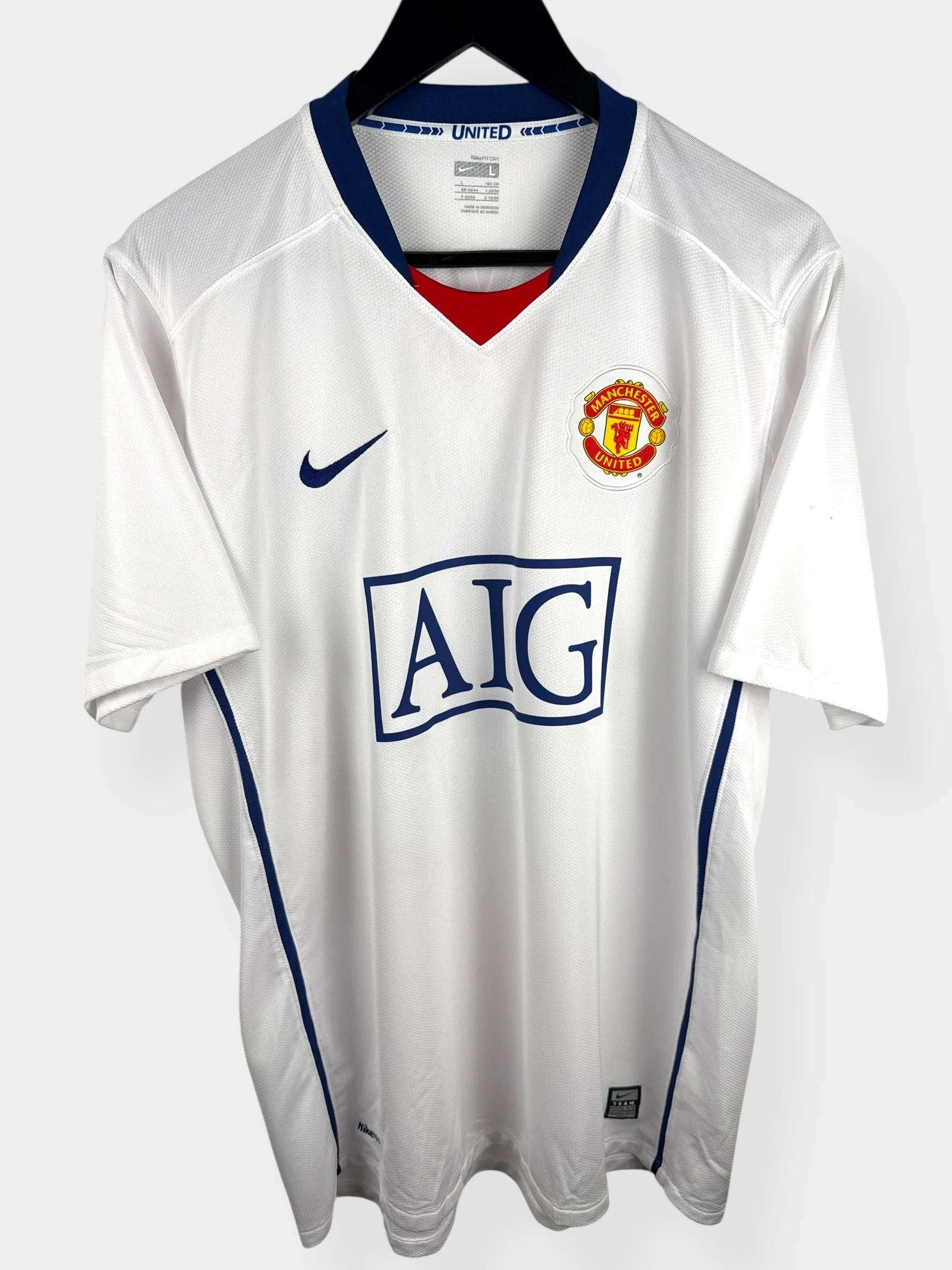 2008-09 MANCHESTER UNITED AWAY SHIRT TEVEZ #32 L - Image 2