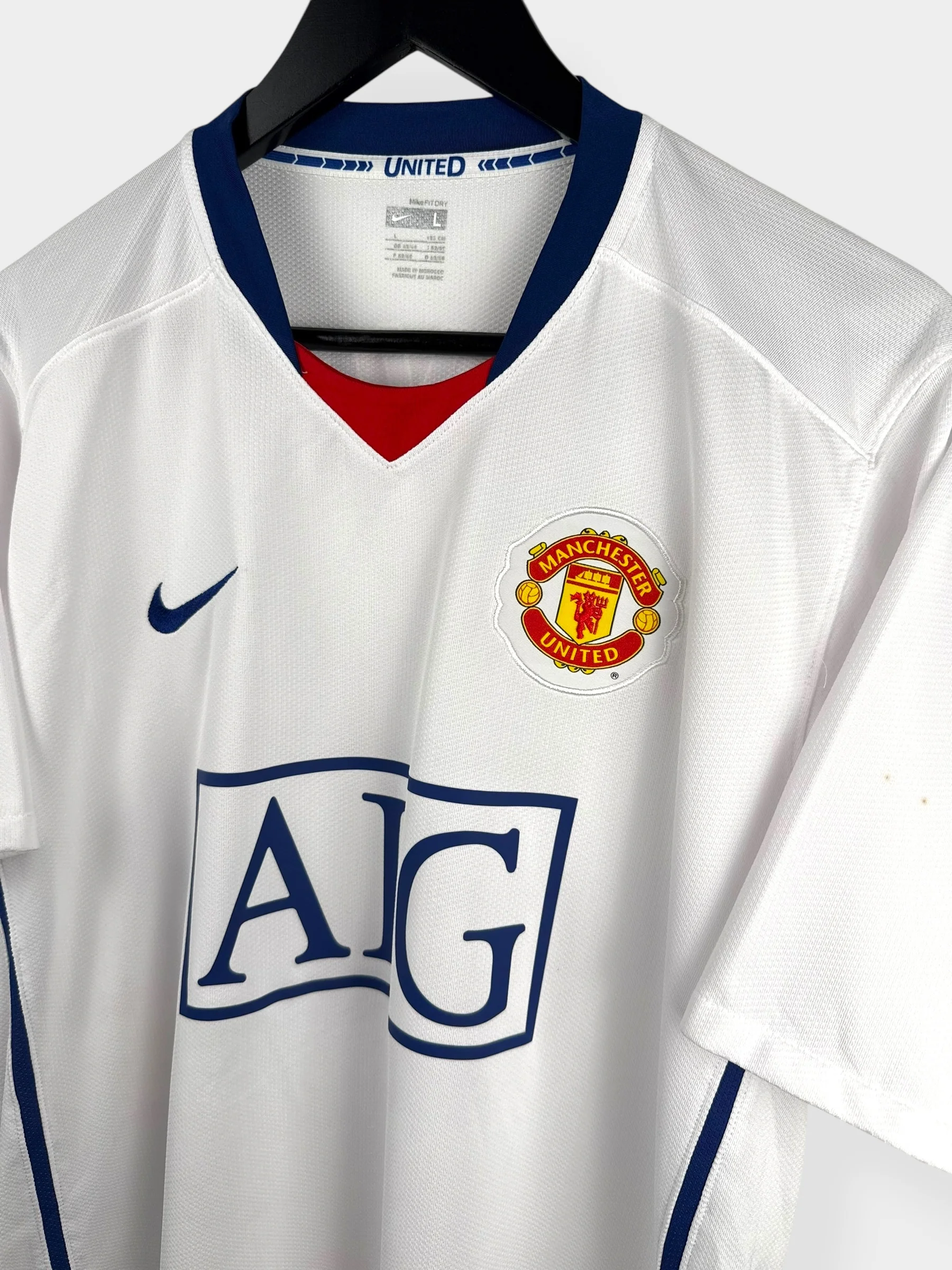 2008-09 MANCHESTER UNITED AWAY SHIRT TEVEZ #32 L - Image 4