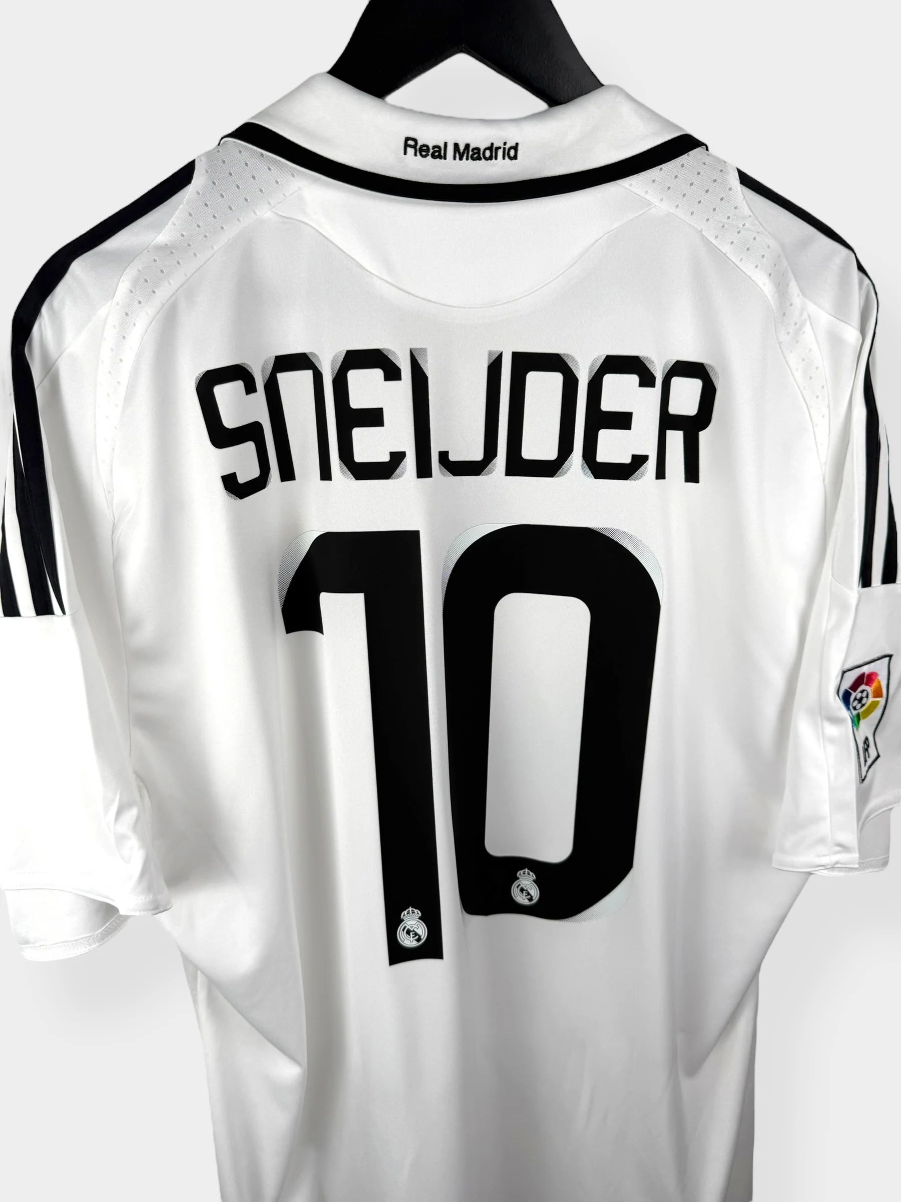 2008-09 REAL MADRID HOME SHIRT SNEIJDER #10 XL - Image 3