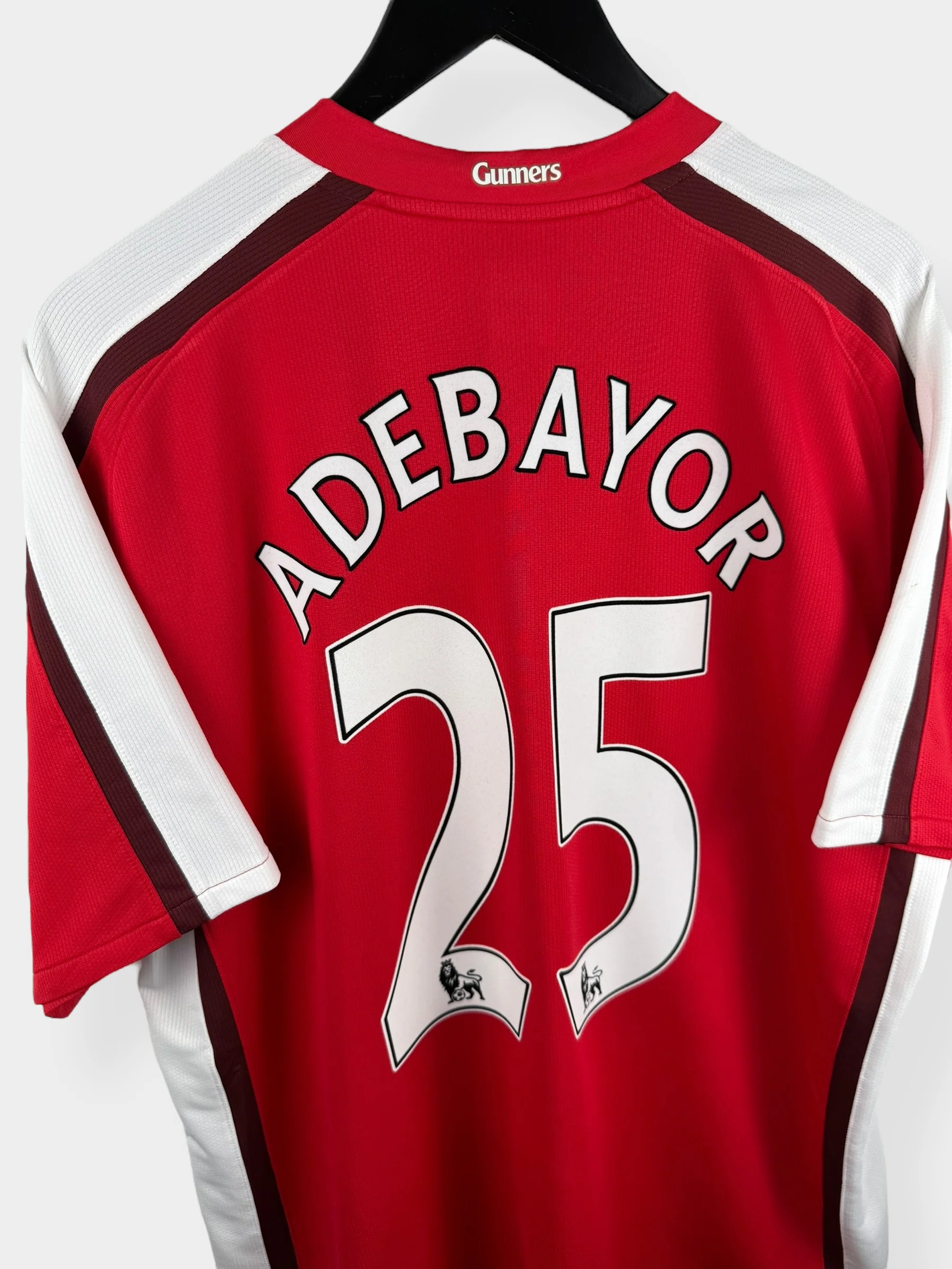 2008-10 ARSENAL HOME SHIRT ADEBAYOR #25 XL - Image 3
