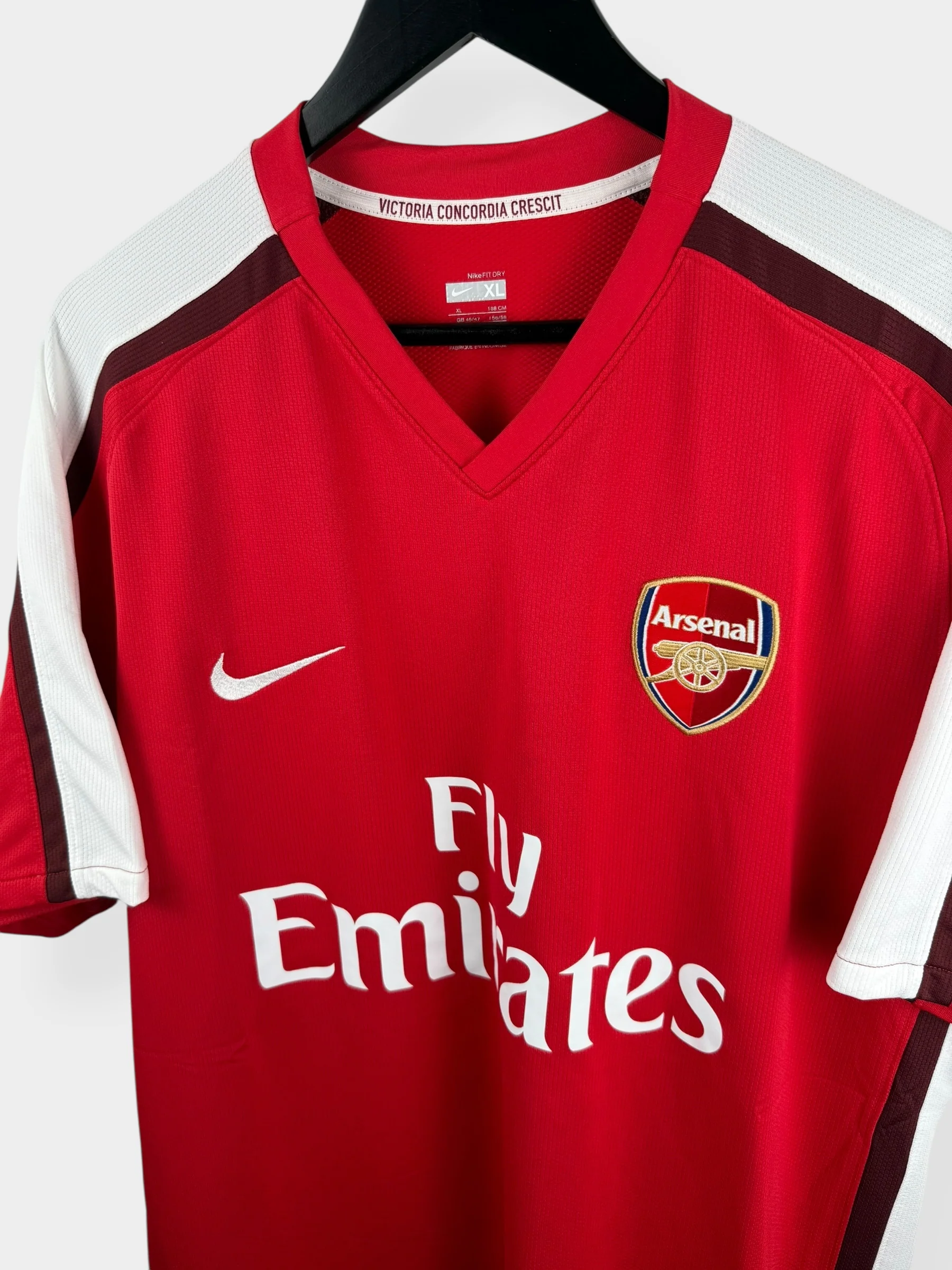 2008-10 ARSENAL HOME SHIRT ADEBAYOR #25 XL - Image 4