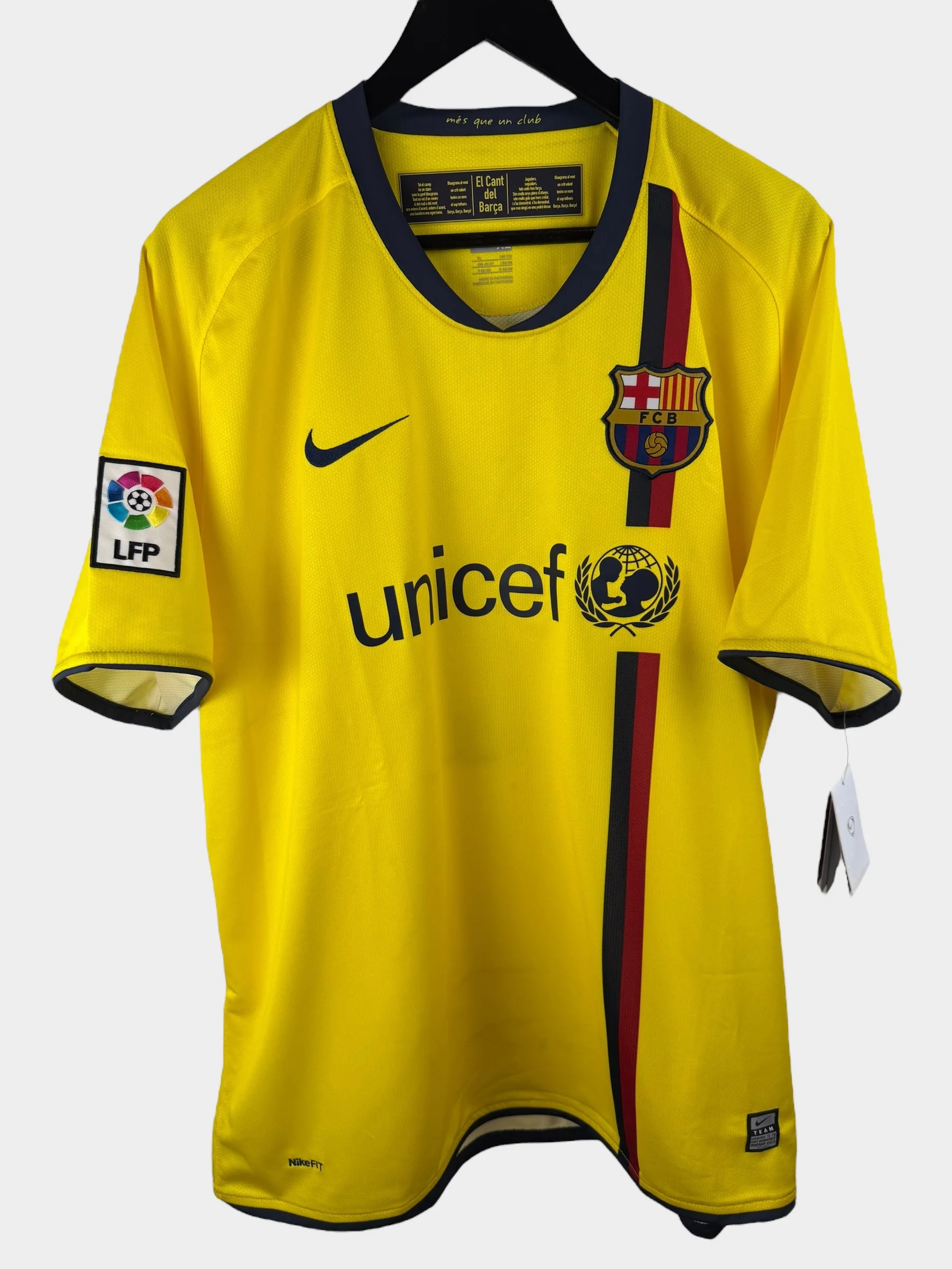 2008-10 BARCELONA AWAY SHIRT MESSI #10 XL - Image 2
