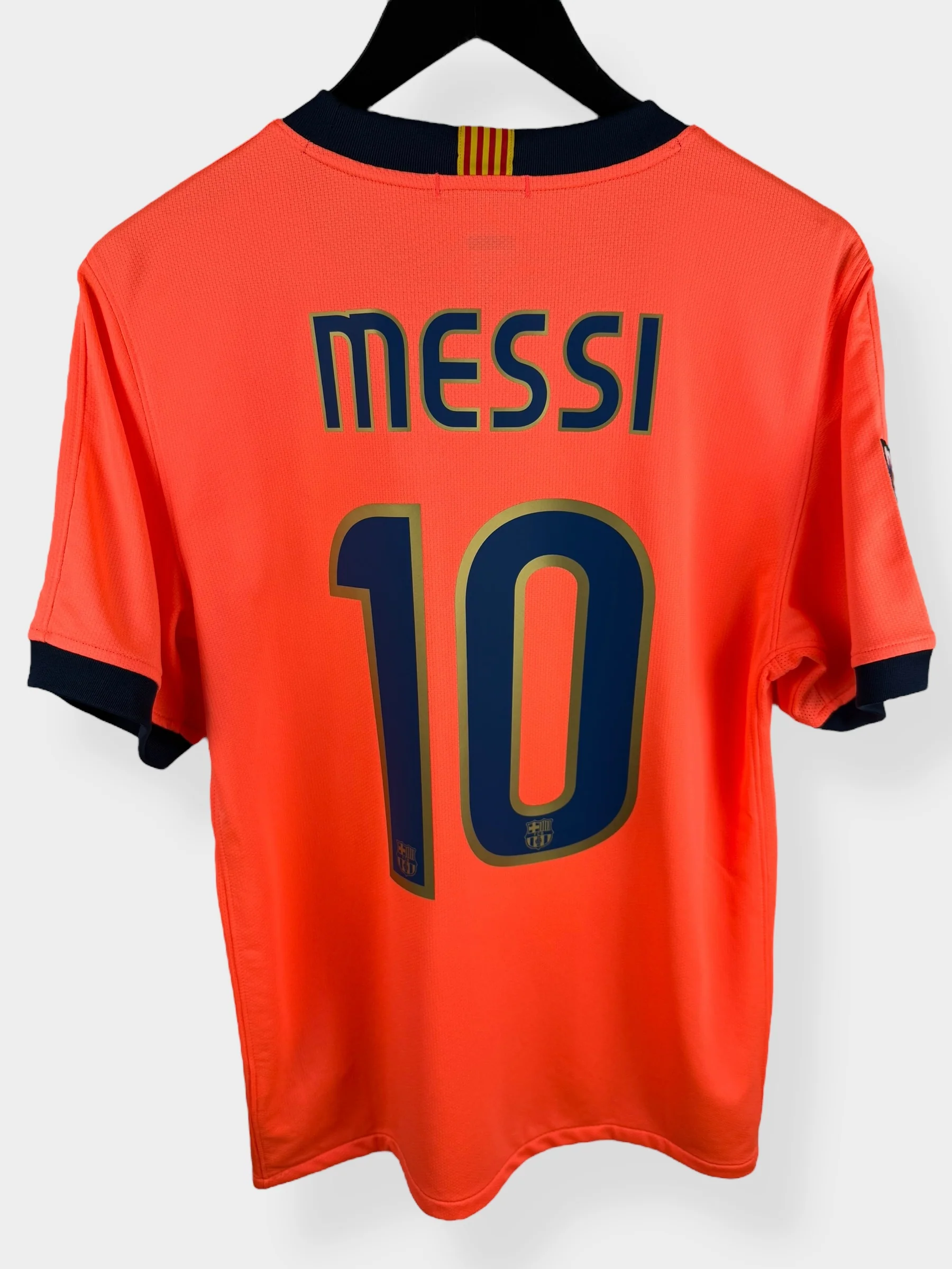2009-10 BARCELONA AWAY SHIRT MESSI #10 S
