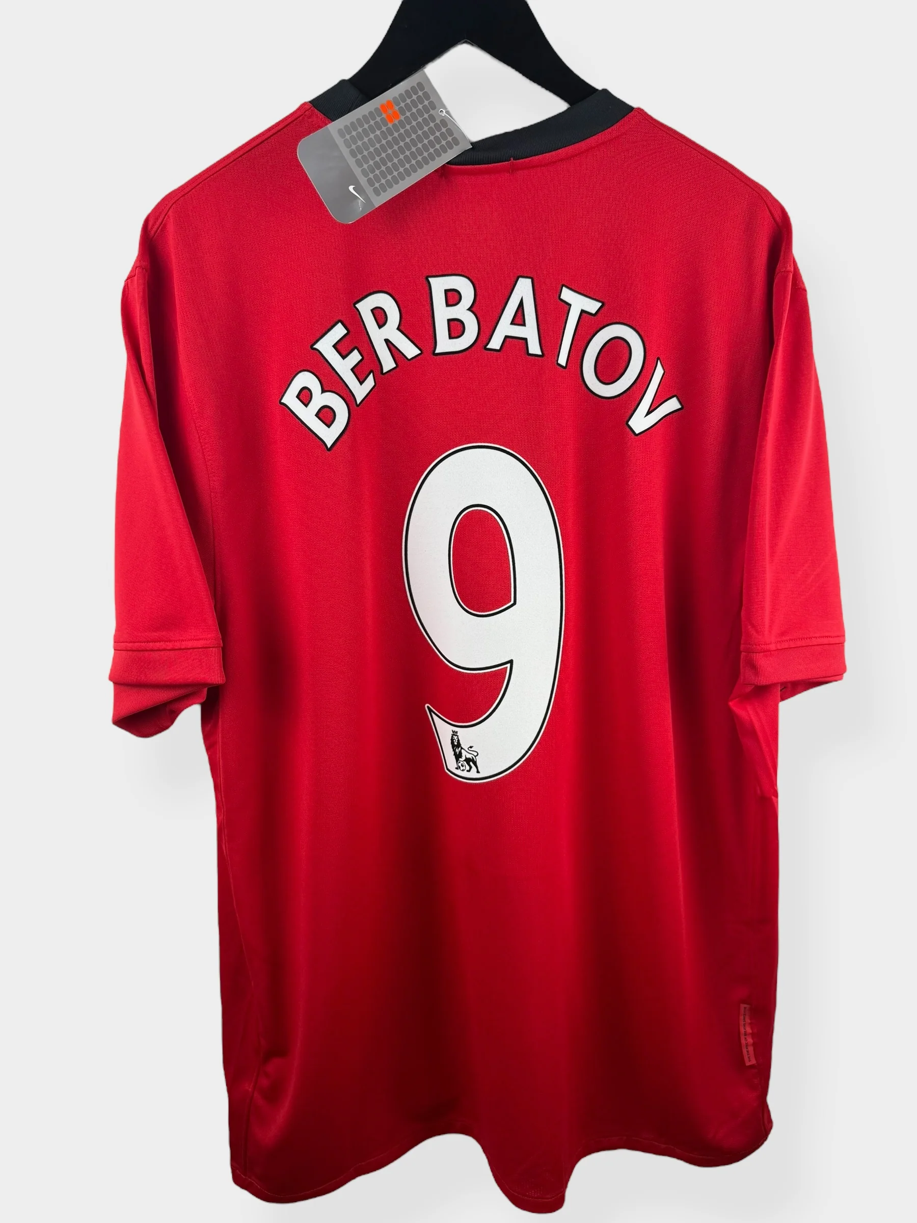 2009-10 MANCHESTER UNITED HOME SHIRT BERBATOV #9 XXL
