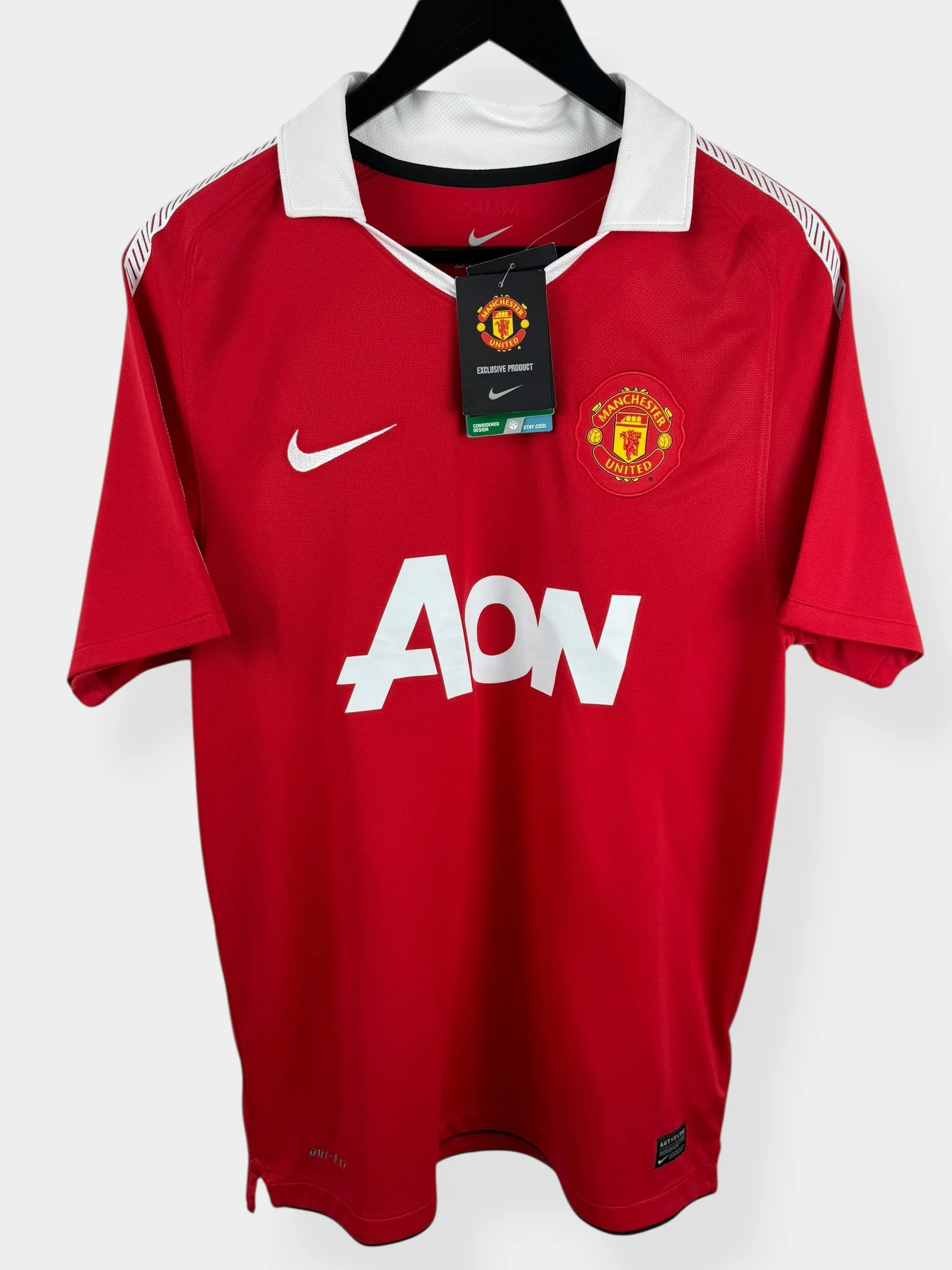 2010-11 MANCHESTER UNITED HOME SHIRT ROONEY #10 M - Image 2