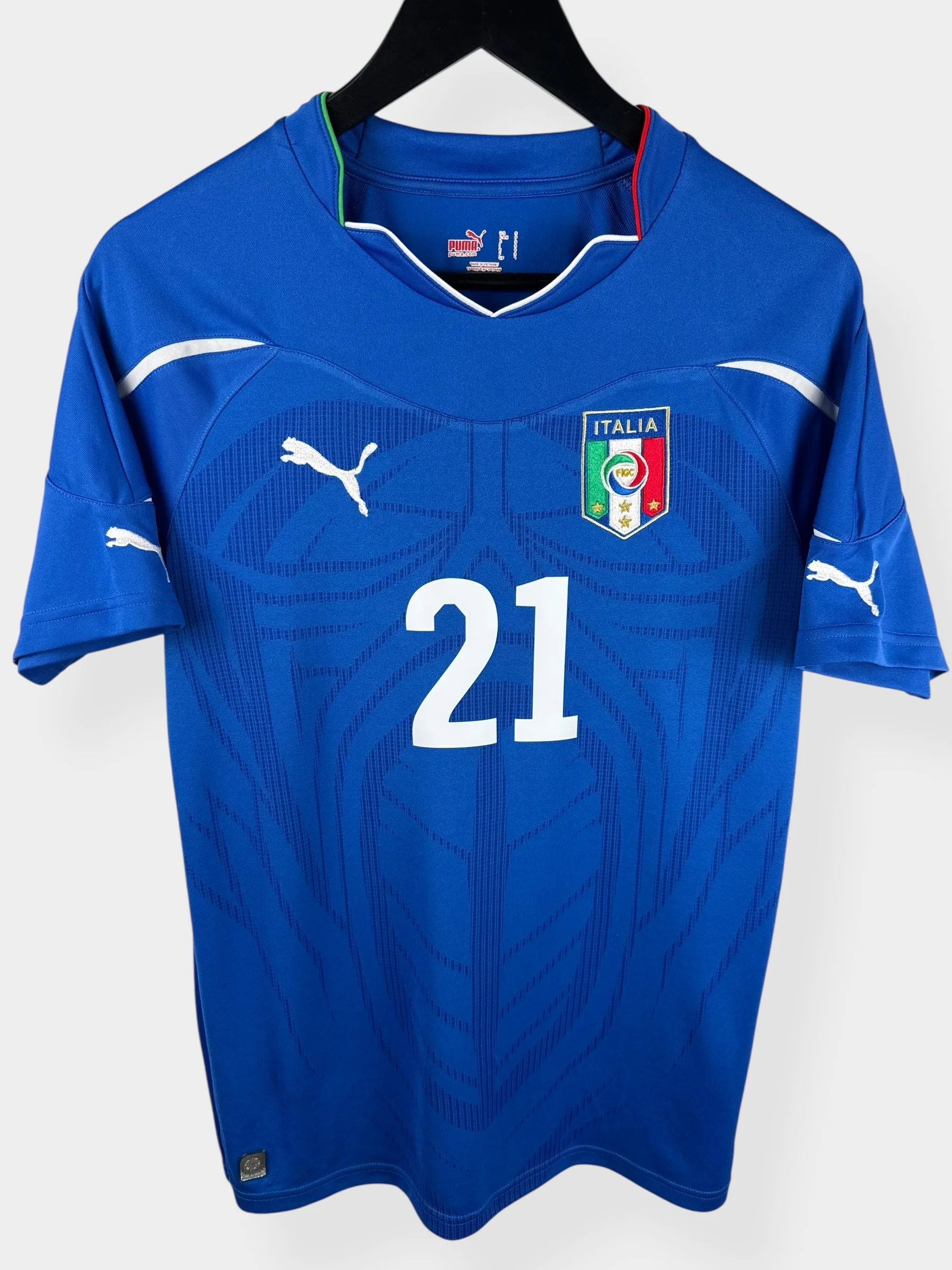 2010-12 ITALY HOME SHIRT PIRLO #21 S - Image 2
