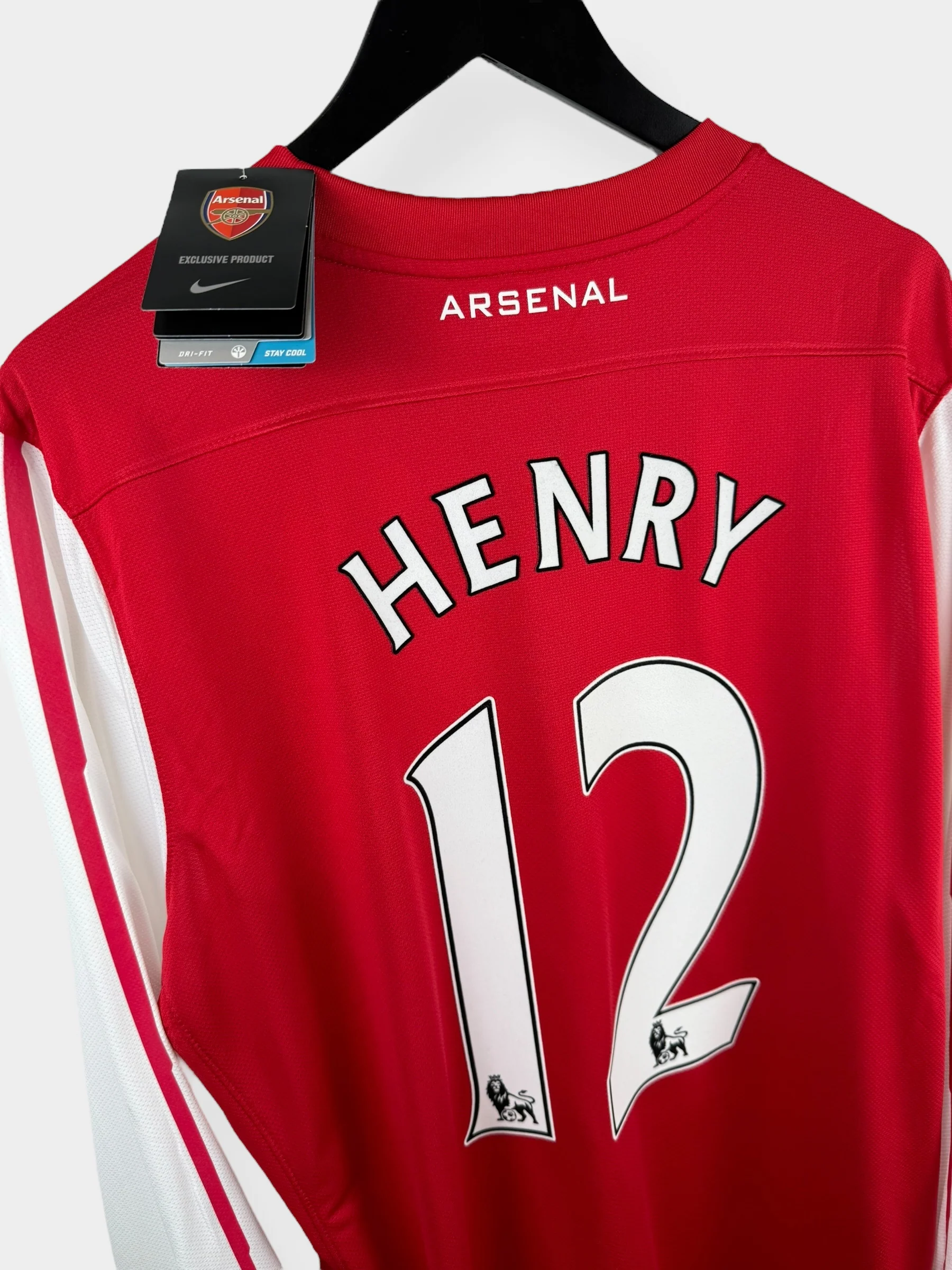 2011-12 ARSENAL HOME SHIRT LS PLAYER ISSUE HENRY #12 XXL - Image 3