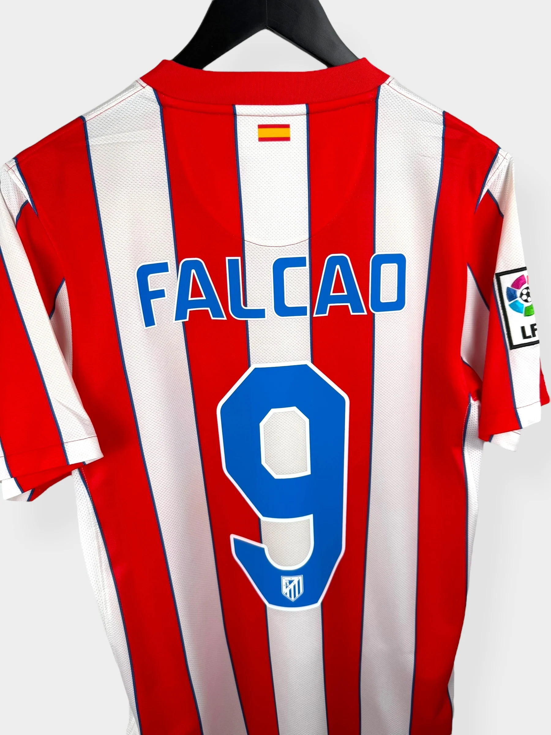 2011-12 ATLETICO MADRID HOME SHIRT FALCAO #9 S - Image 3