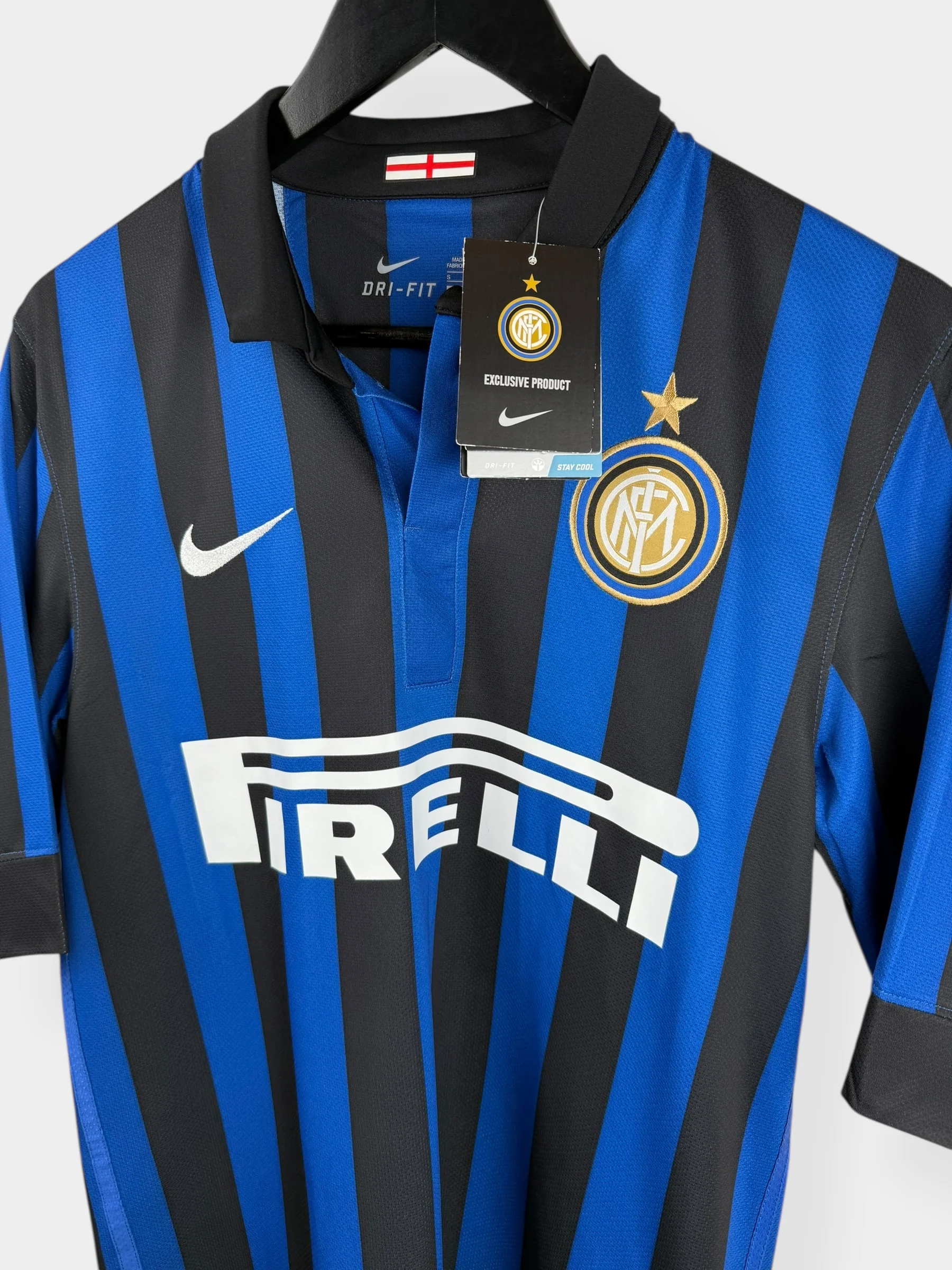 2011-12 INTER MILAN HOME SHIRT ZANETTI #4 S - Image 4