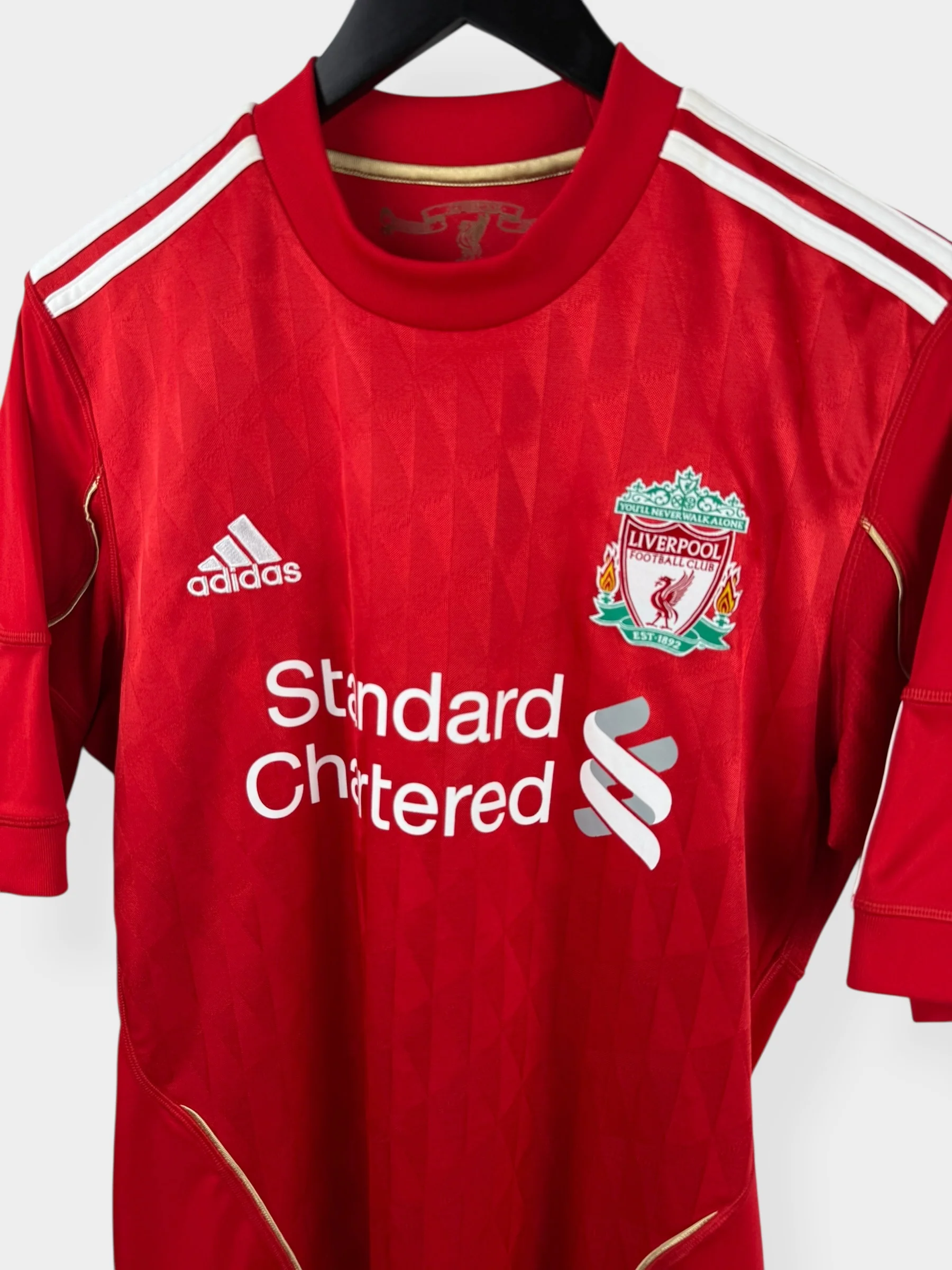 2011-12 LIVERPOOL HOME SHIRT GERRARD #8 S - Image 4