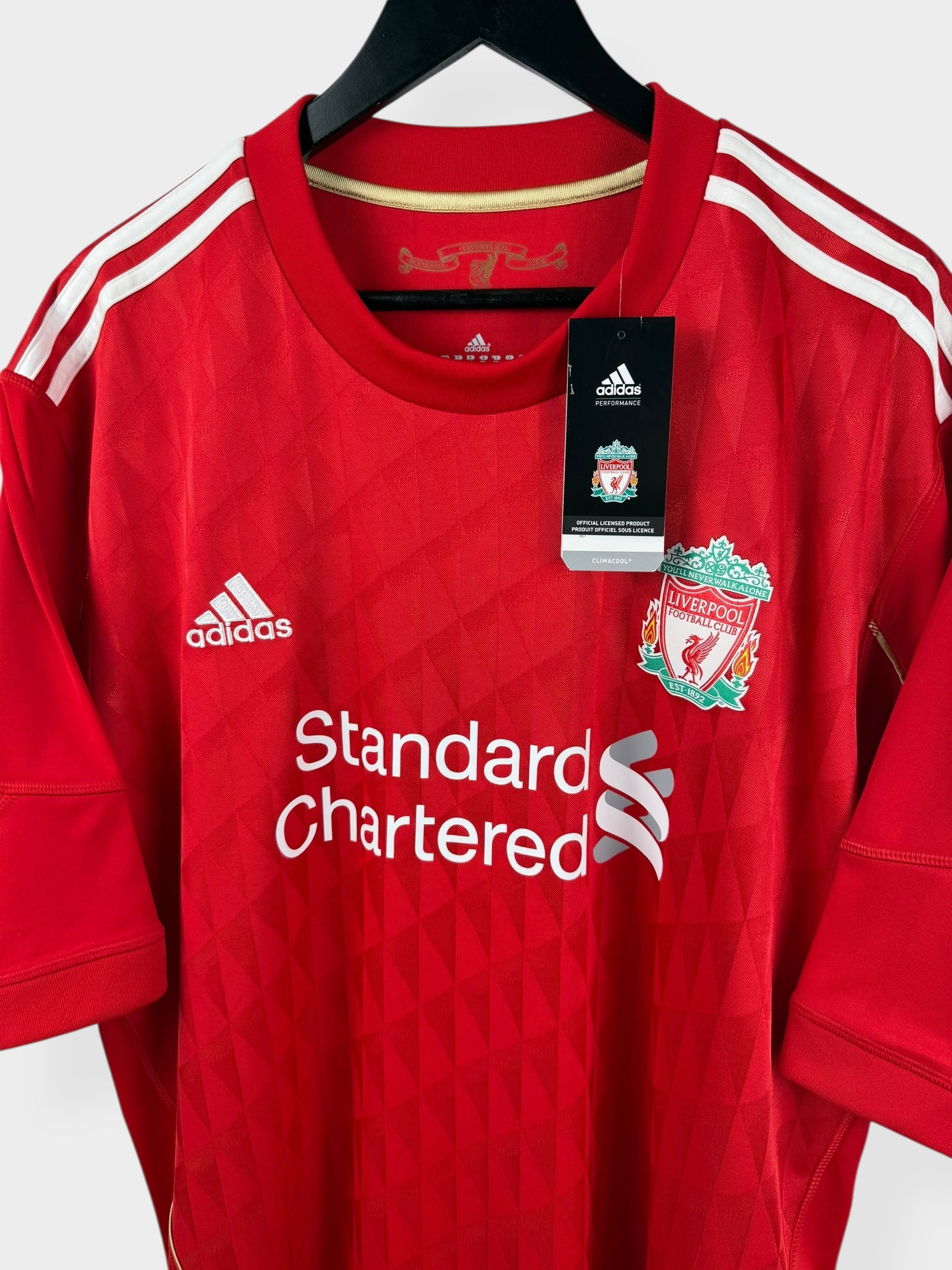 2011-12 LIVERPOOL HOME SHIRT GERRARD #8 XXL - Image 4
