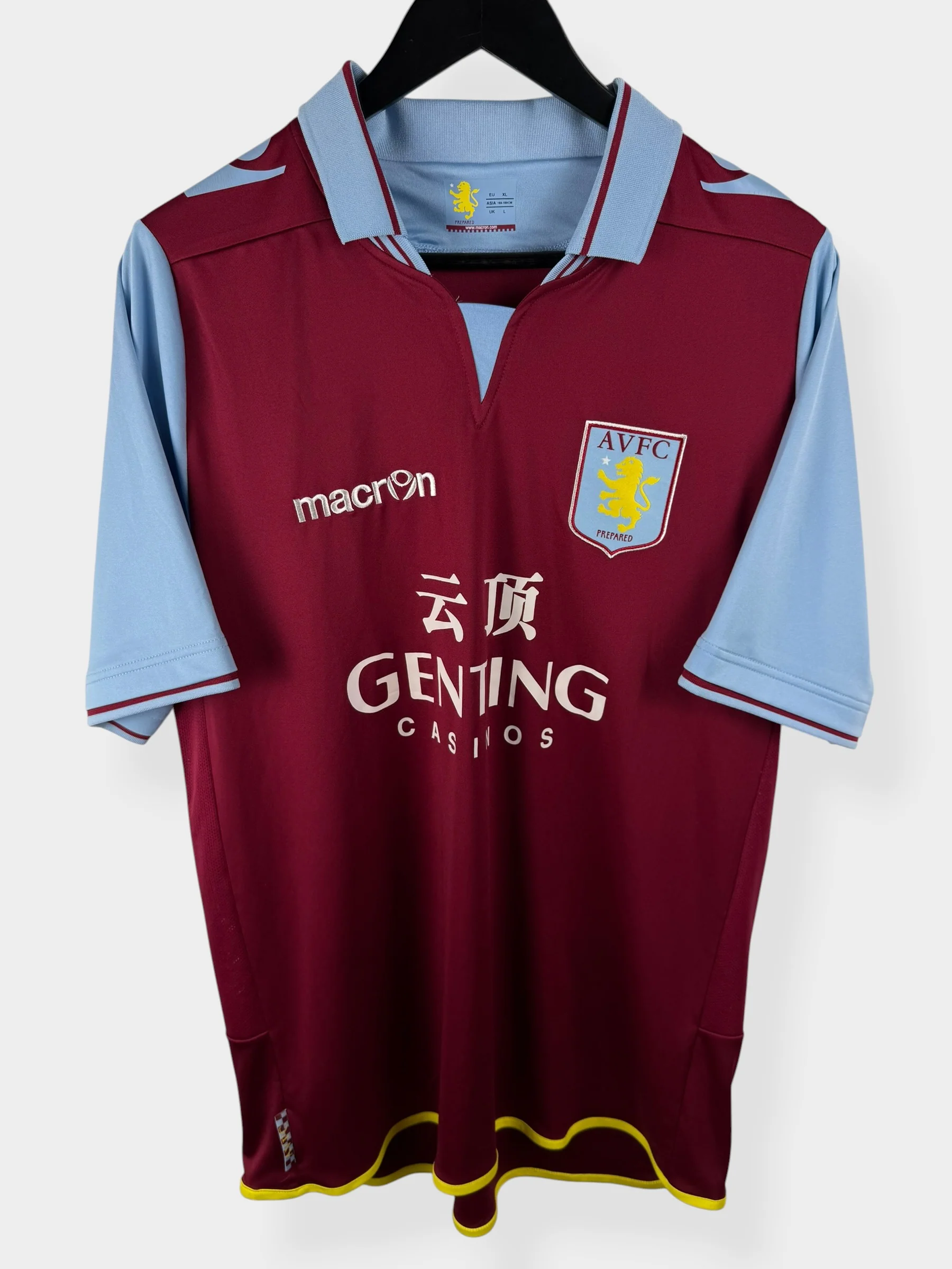 2012-13 ASTON VILLA HOME SHIRT XL