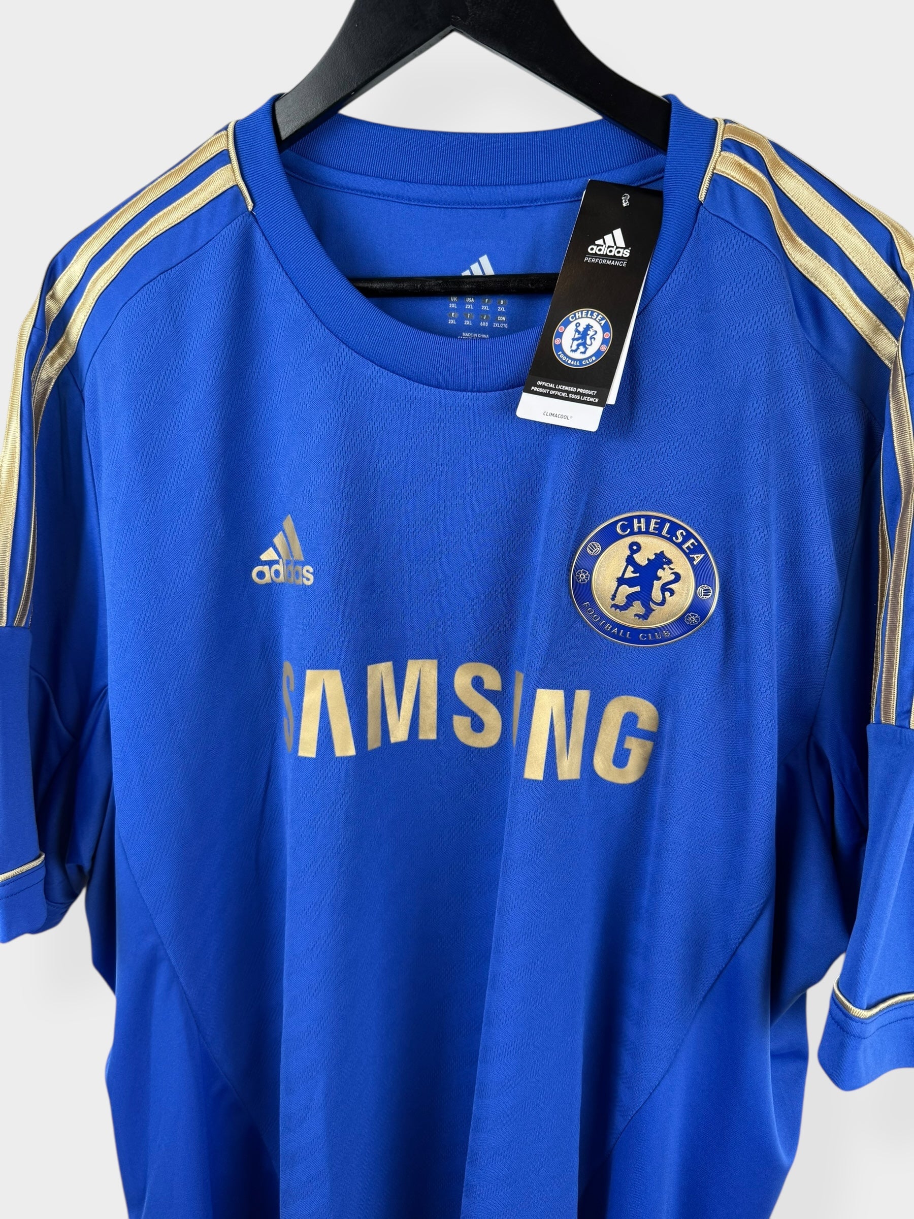2012-13 CHELSEA HOME SHIRT DAVID LUIZ #4 XXL - Image 4