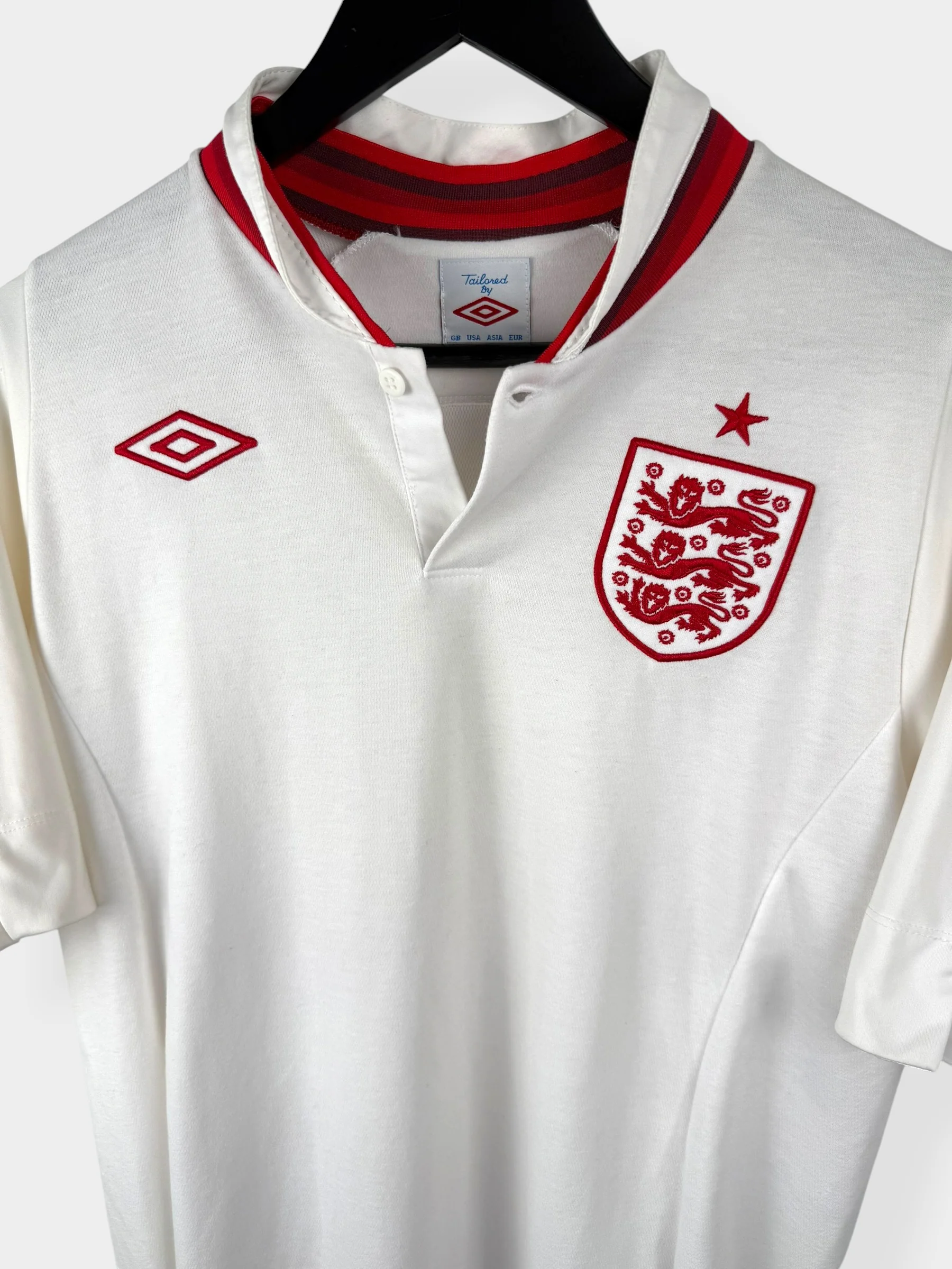 2012-13 ENGLAND HOME SHIRT L - Image 4